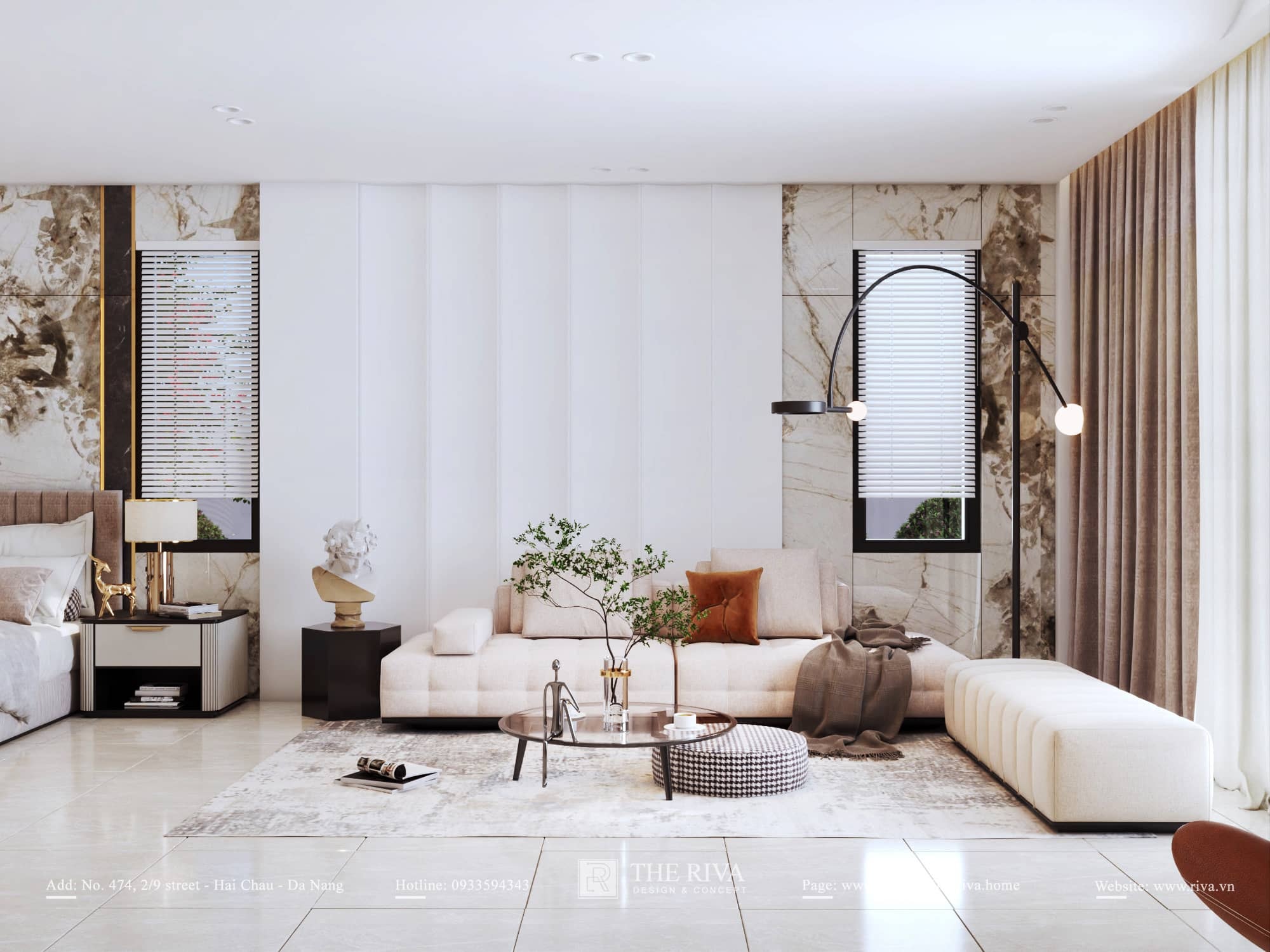 Thiết kế nội thất hiện đại Gia Khiêm Villa