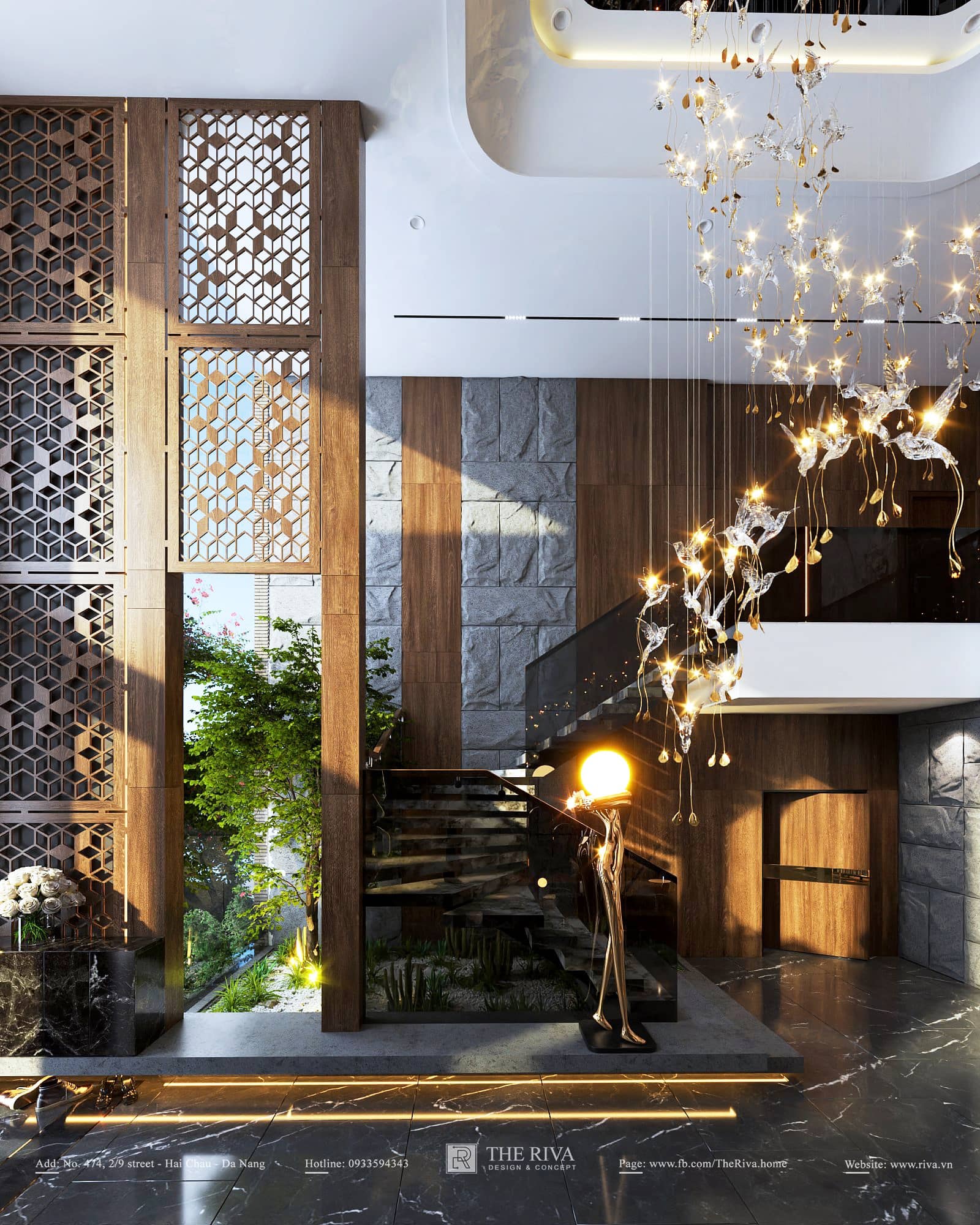 Thiết kế nội thất hiện đại Gia Khiêm Villa