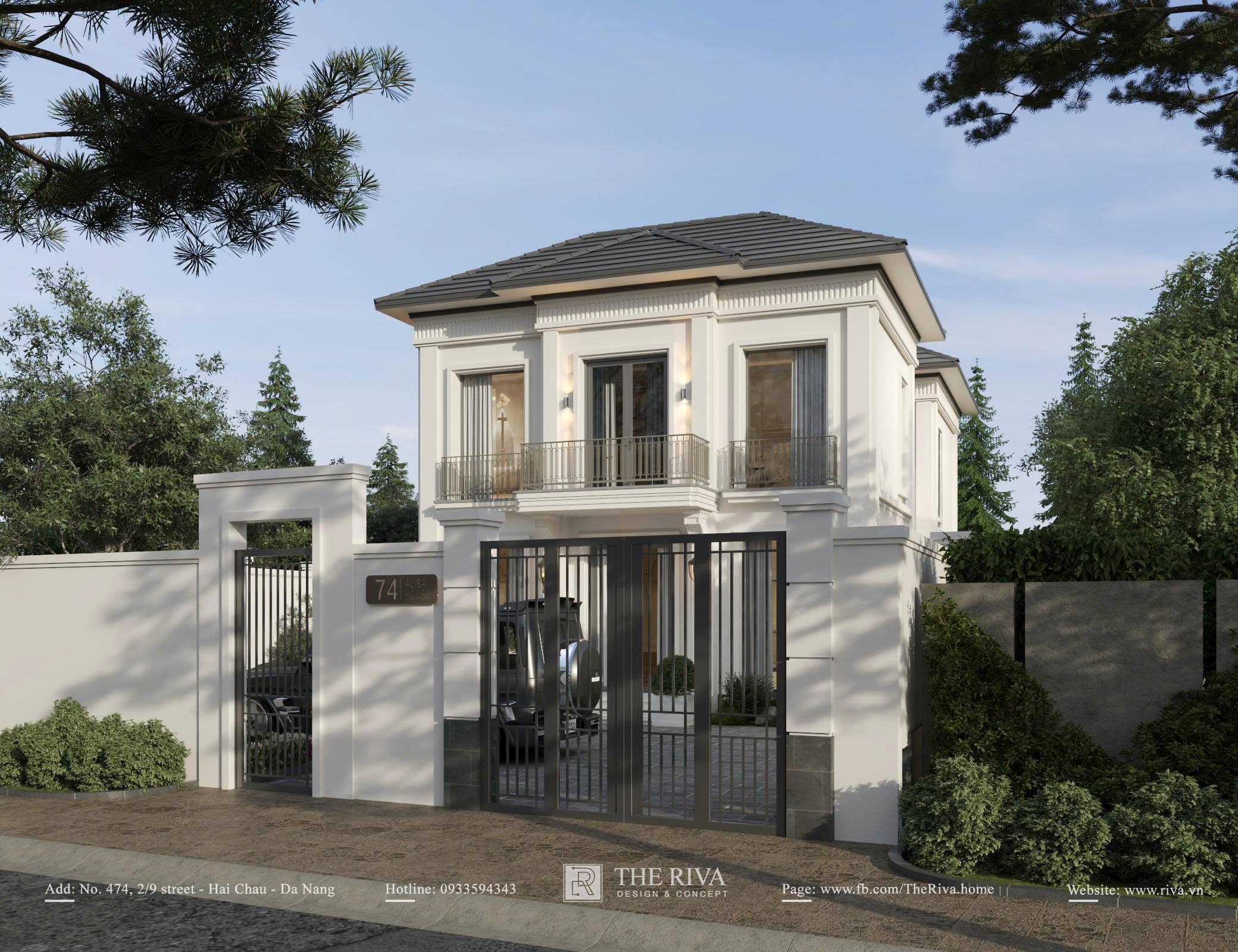 Thiết kế kiến trúc nhà phố Tân cổ điển Alis Home