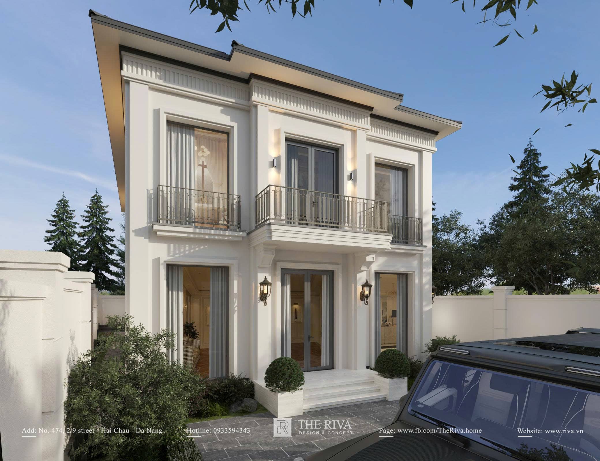 Thiết kế kiến trúc nhà phố Tân cổ điển Alis Home
