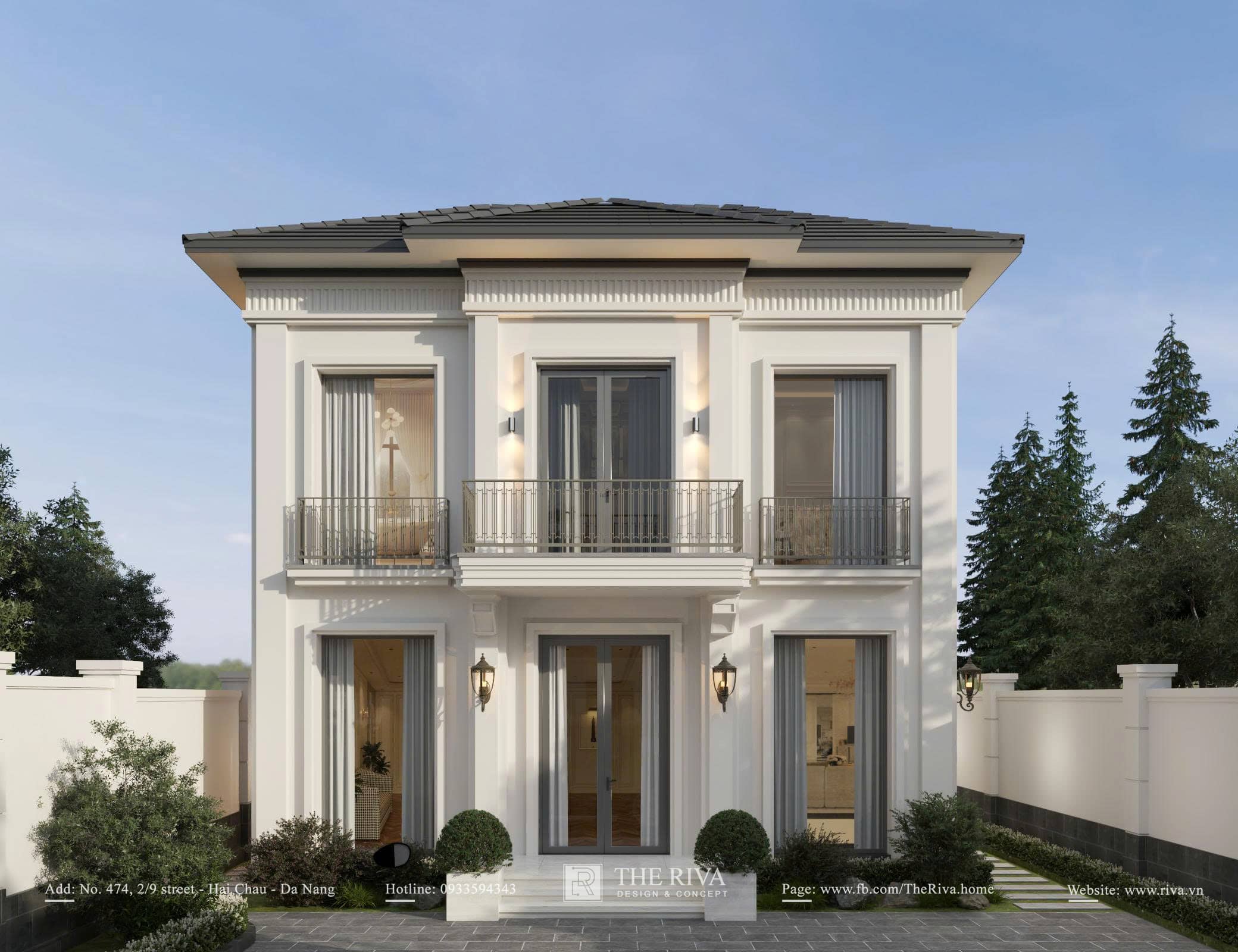 Thiết kế kiến trúc nhà phố Tân cổ điển Alis Home