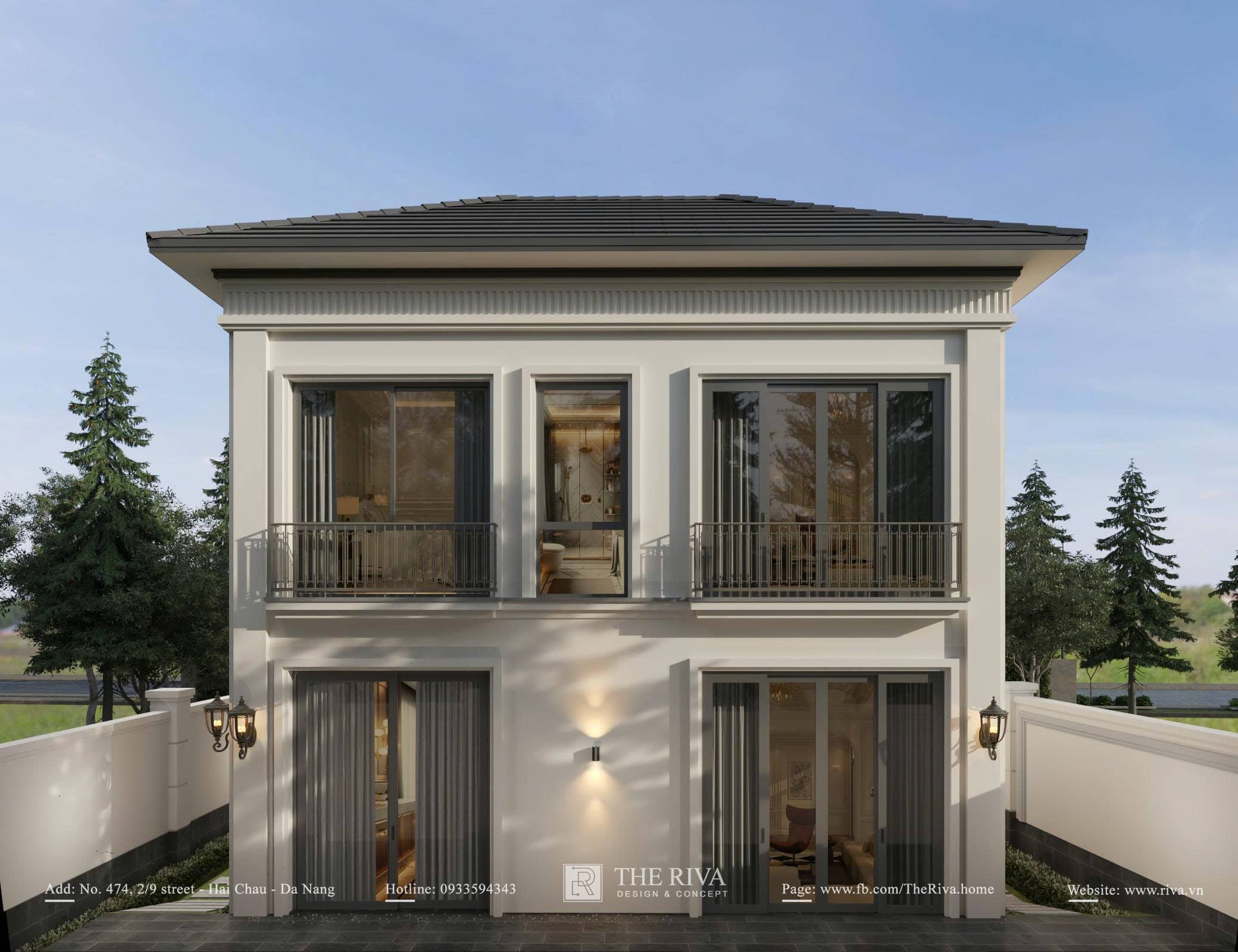 Thiết kế kiến trúc nhà phố Tân cổ điển Alis Home