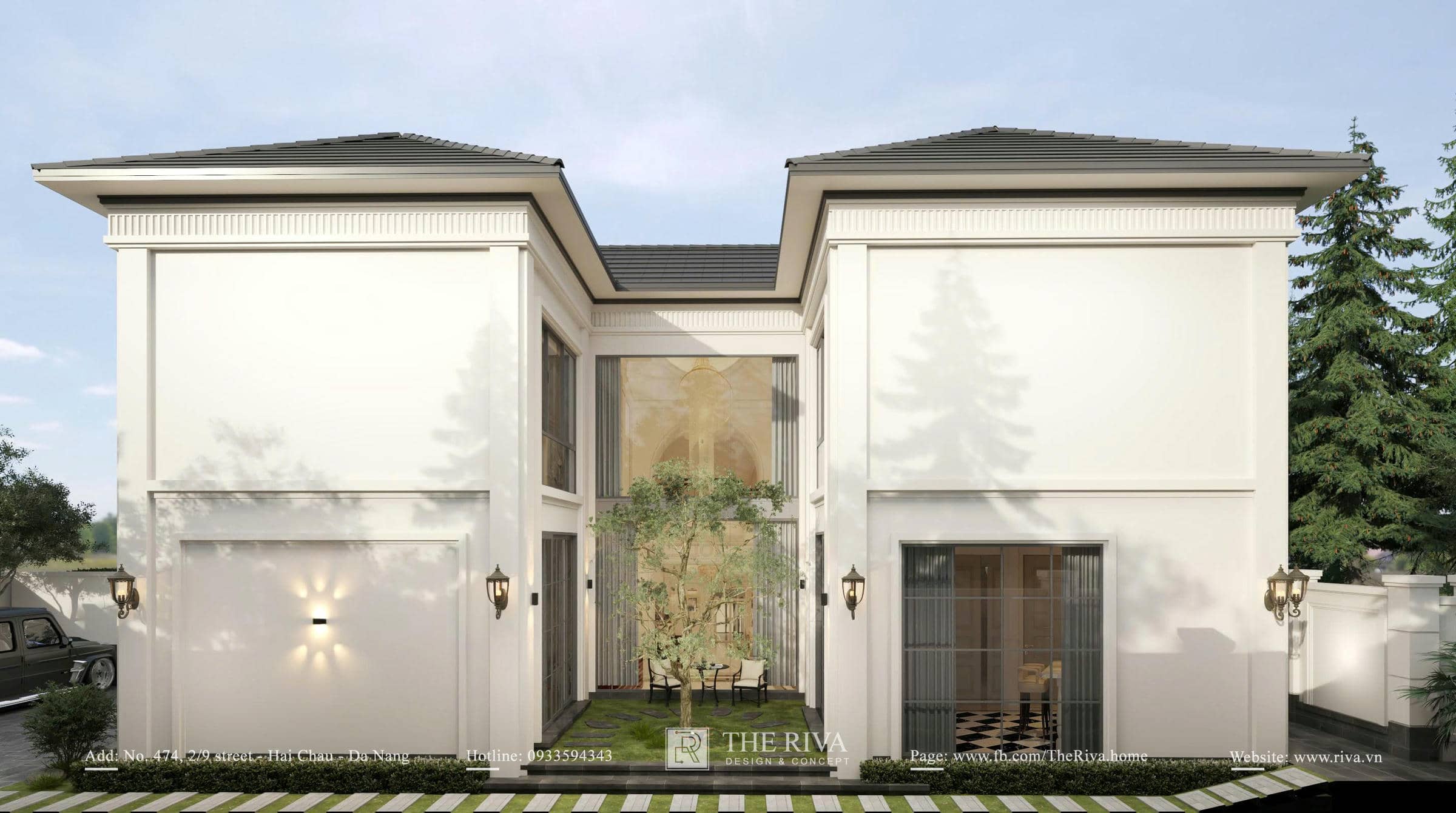 Thiết kế kiến trúc nhà phố Tân cổ điển Alis Home