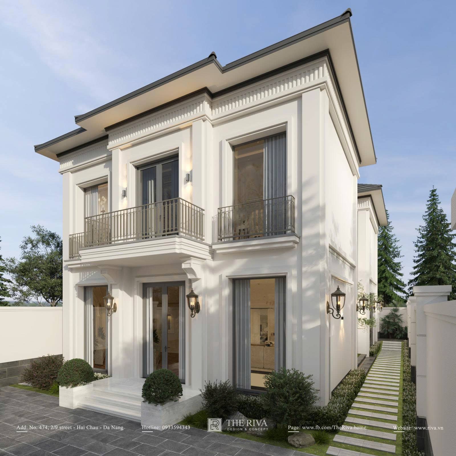 Thiết kế kiến trúc nhà phố Tân cổ điển Alis Home