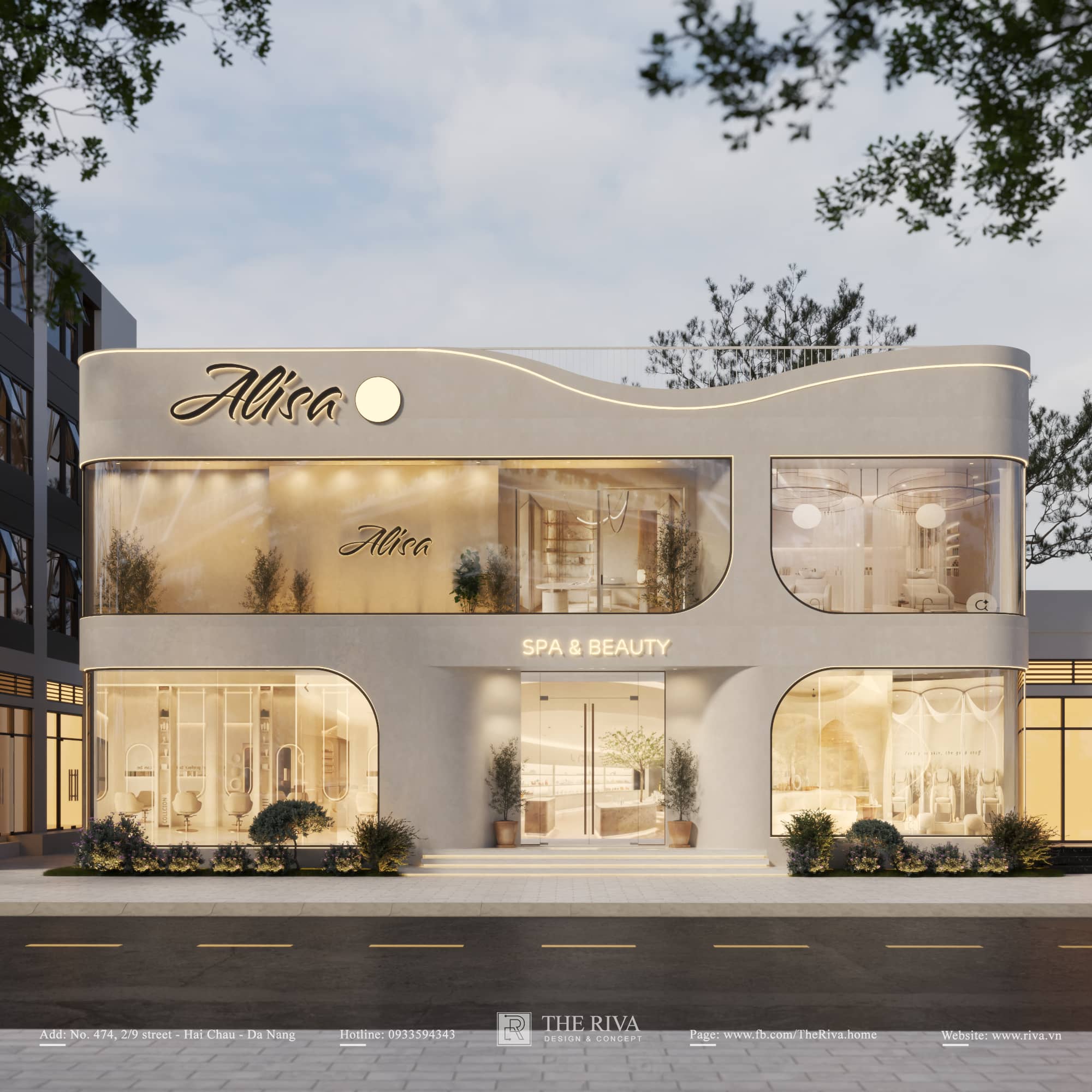 Thiết Kế Kiến Trúc Alisa Spa & Beauty Hiện Đại