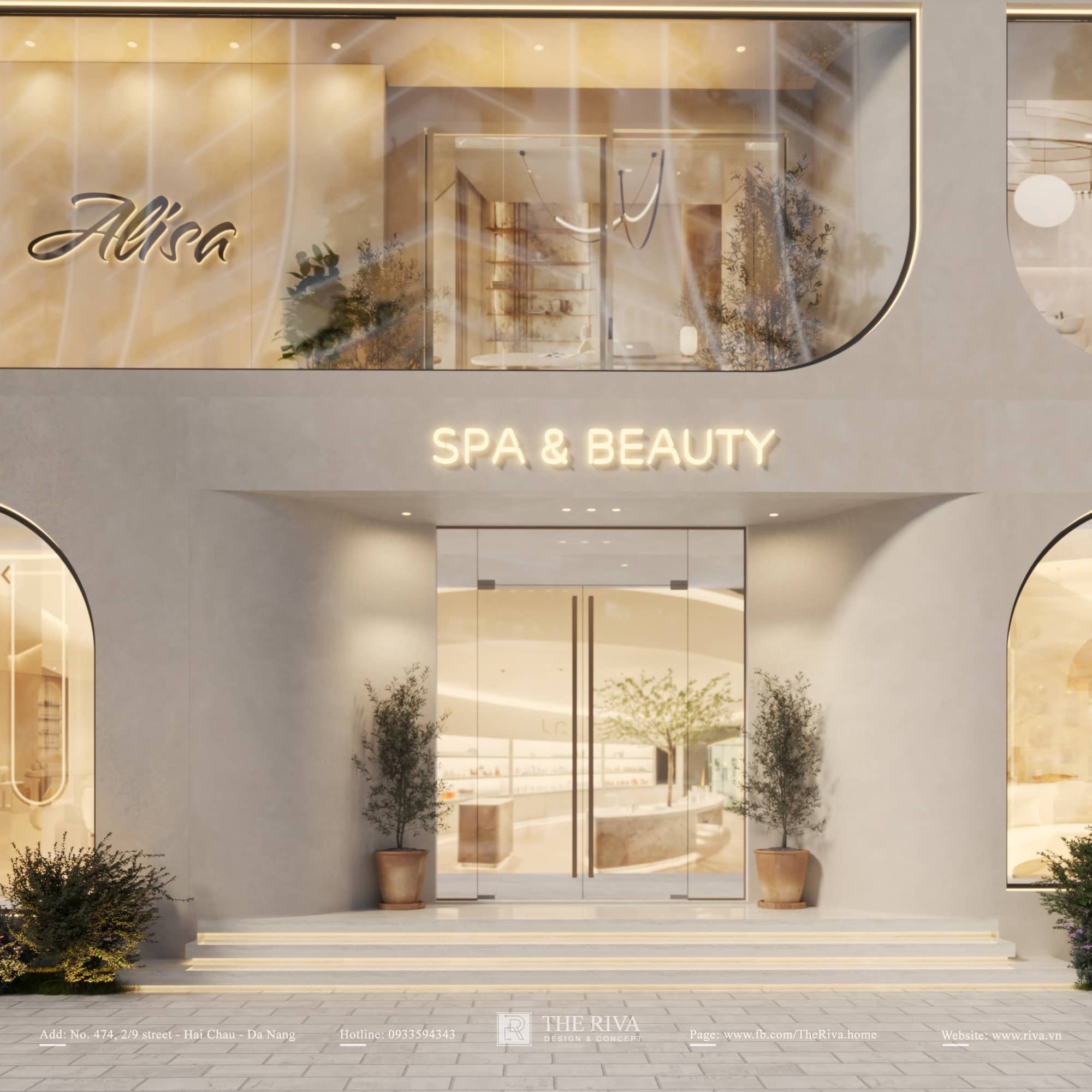 Thiết Kế Kiến Trúc Alisa Spa & Beauty Hiện Đại