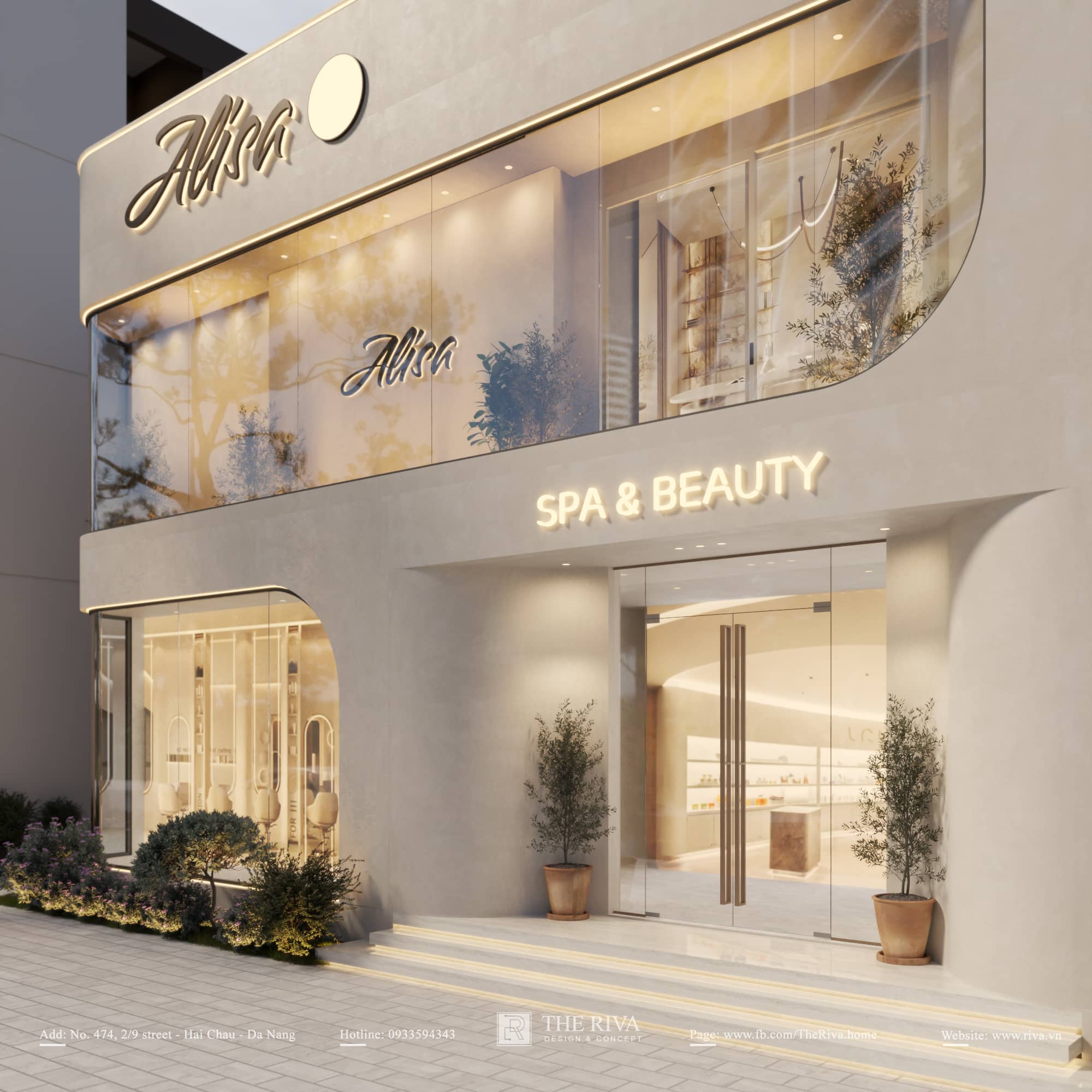 Thiết Kế Kiến Trúc Alisa Spa & Beauty Hiện Đại