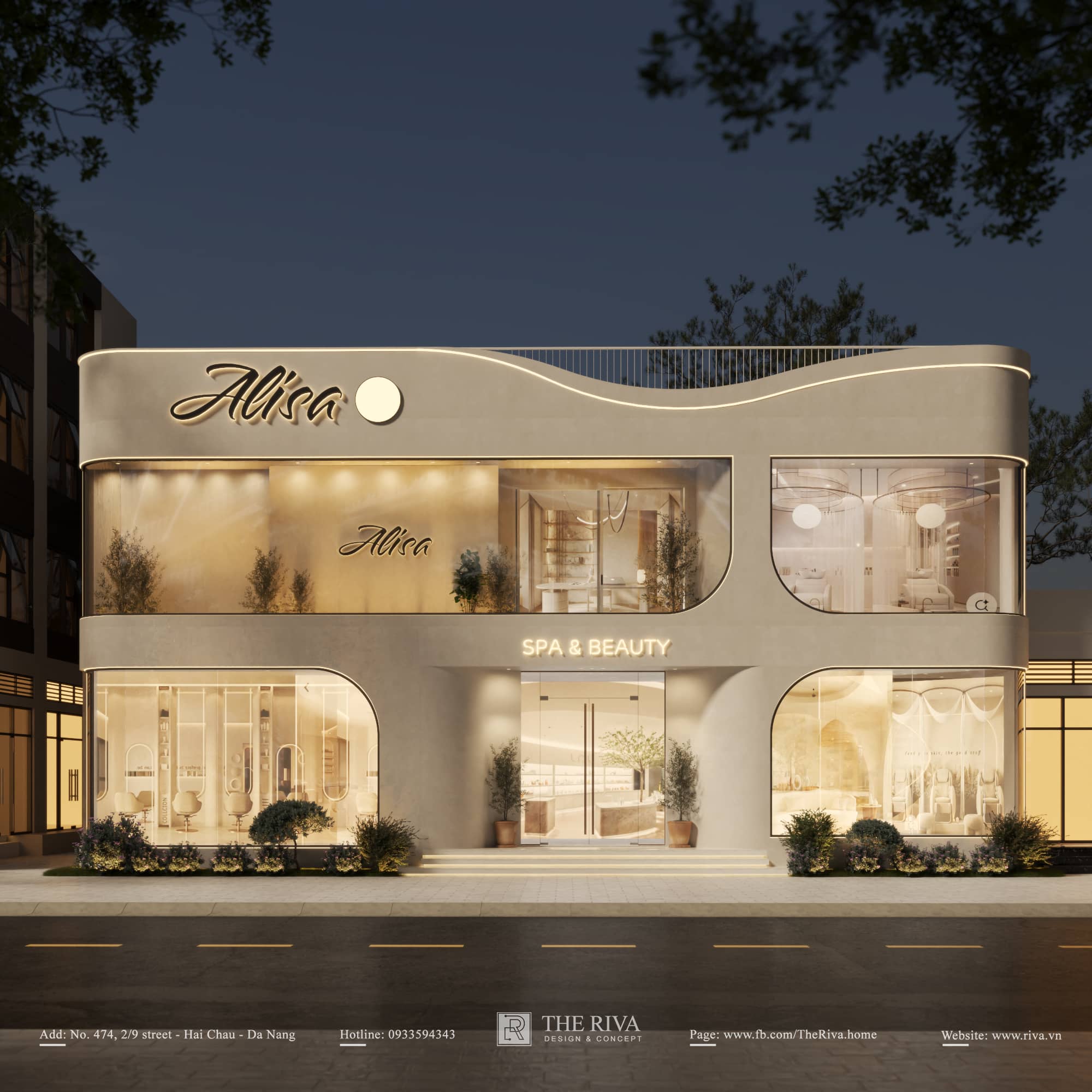 Thiết Kế Kiến Trúc Alisa Spa & Beauty Hiện Đại