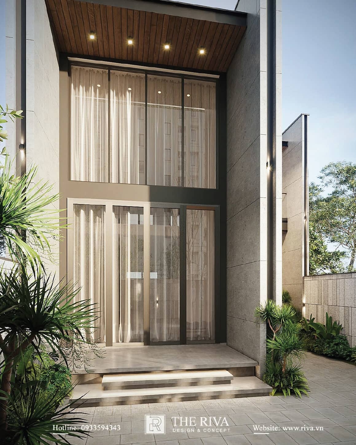Thiết kế kiến trúc nhà phố Hiện đại MONOLITH Đà Nẵng