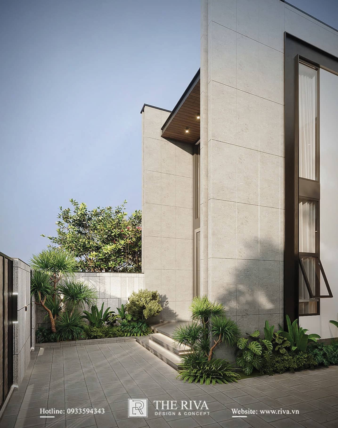 Thiết kế kiến trúc nhà phố Hiện đại MONOLITH Đà Nẵng