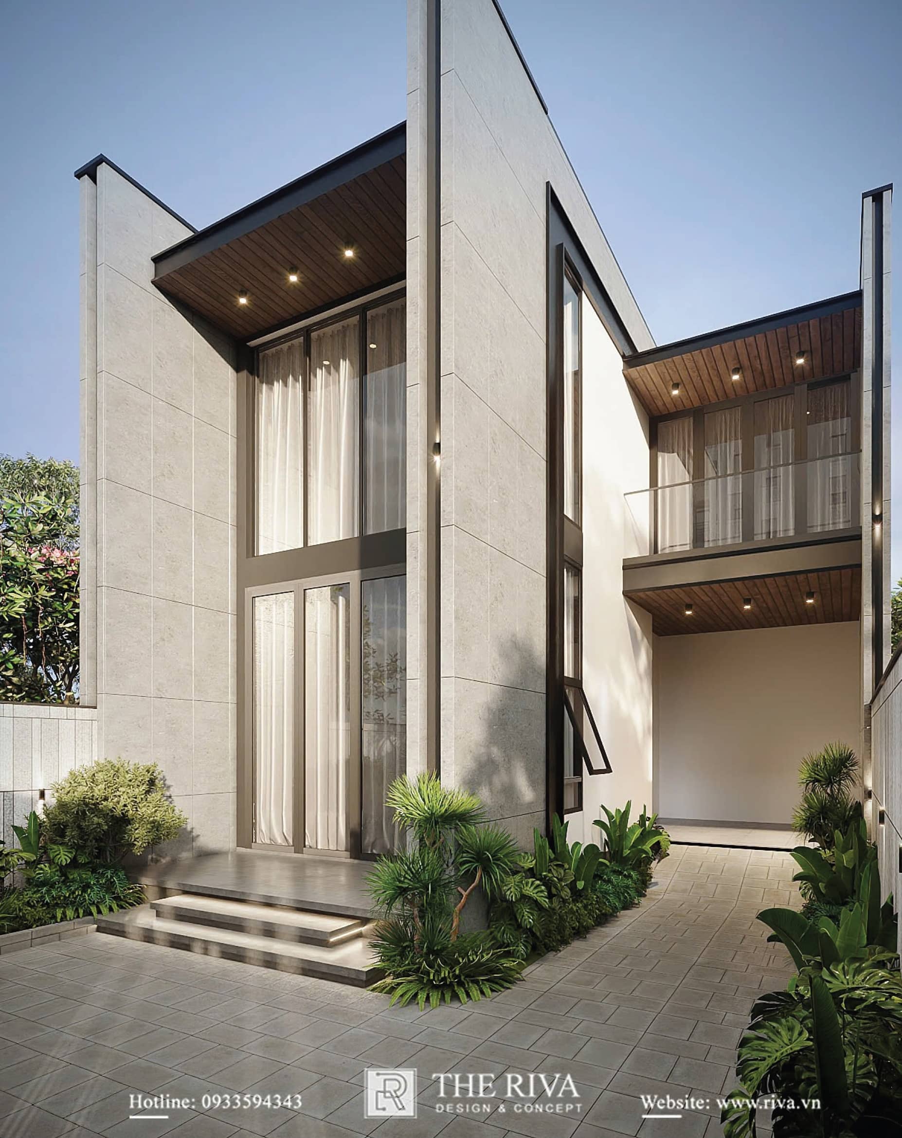 Thiết kế kiến trúc nhà phố Hiện đại MONOLITH Đà Nẵng