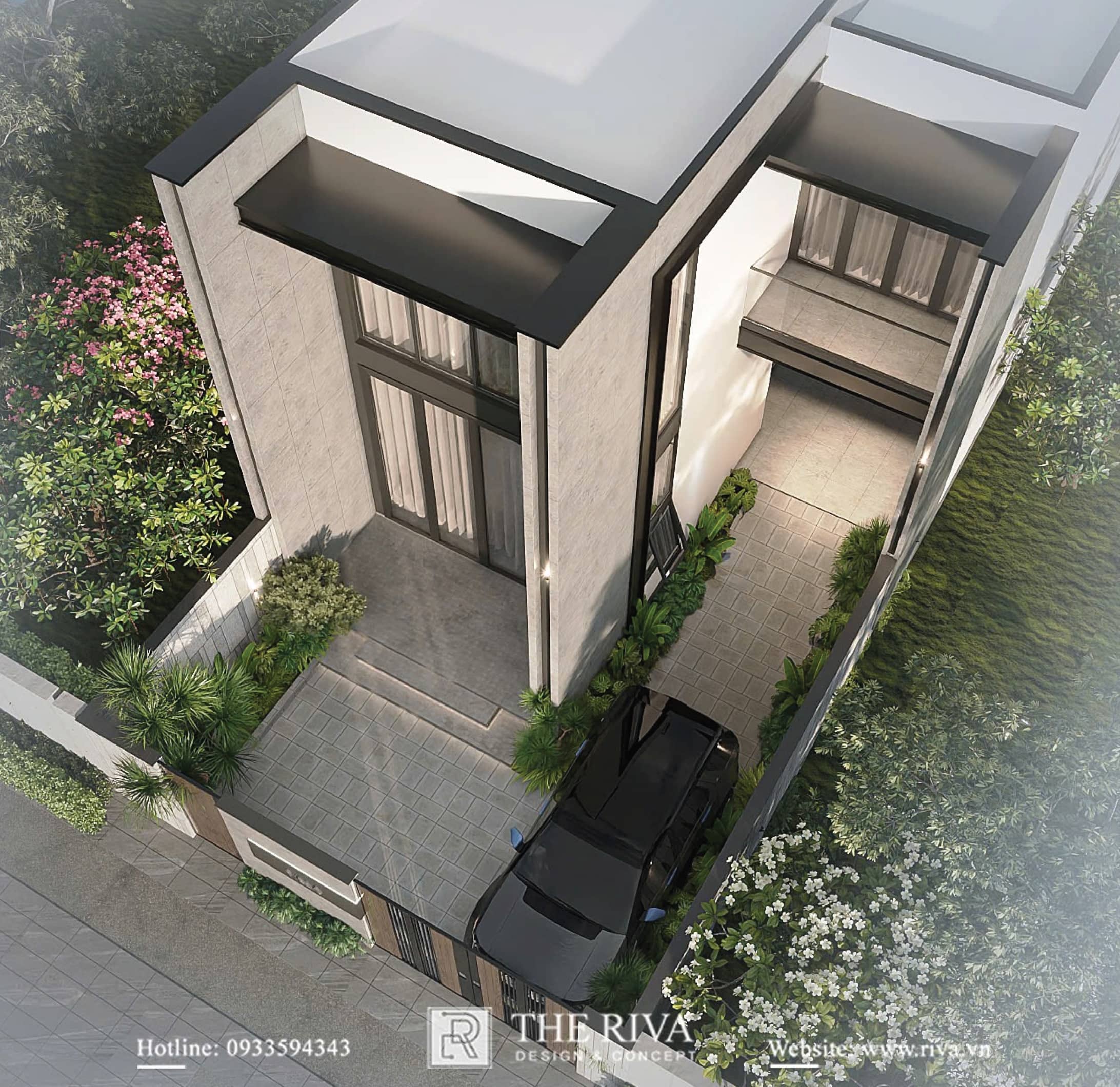 Thiết kế kiến trúc nhà phố Hiện đại MONOLITH Đà Nẵng