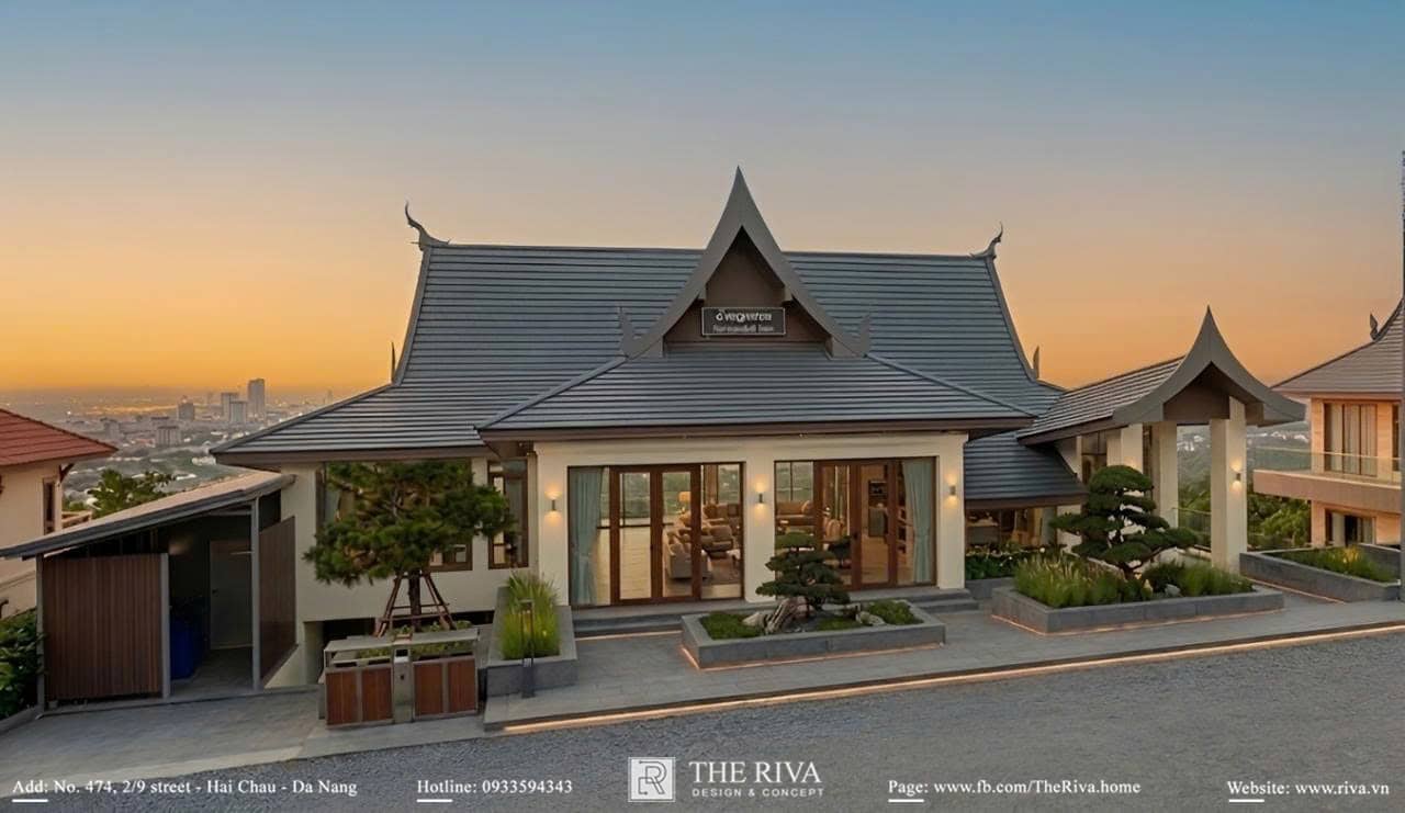 Thiết kế và cải tạo khách sạn kiến trúc Lào Xieng Khuang View