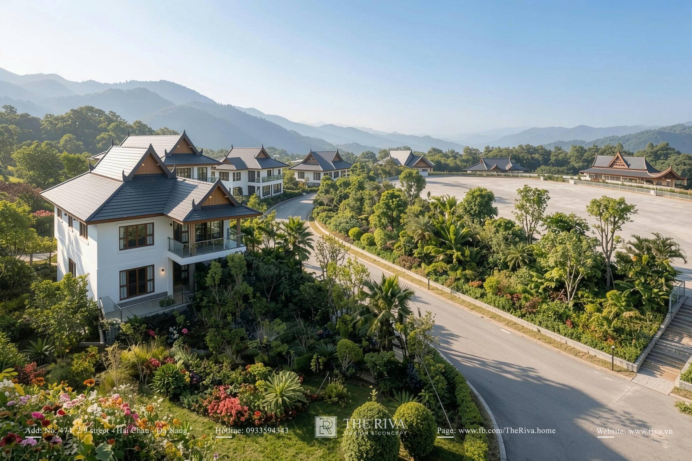 Thiết kế và cải tạo khách sạn kiến trúc Lào Xieng Khuang View