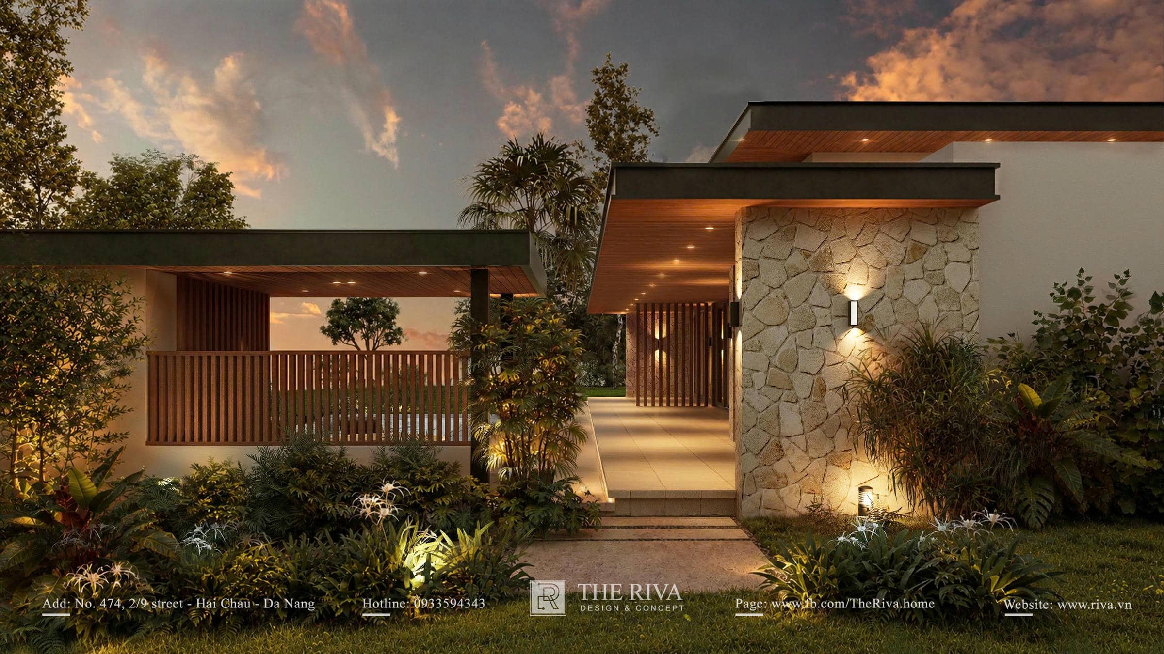 Thiết kế kiến trúc biệt thự nghỉ dưỡng Lisa Villa