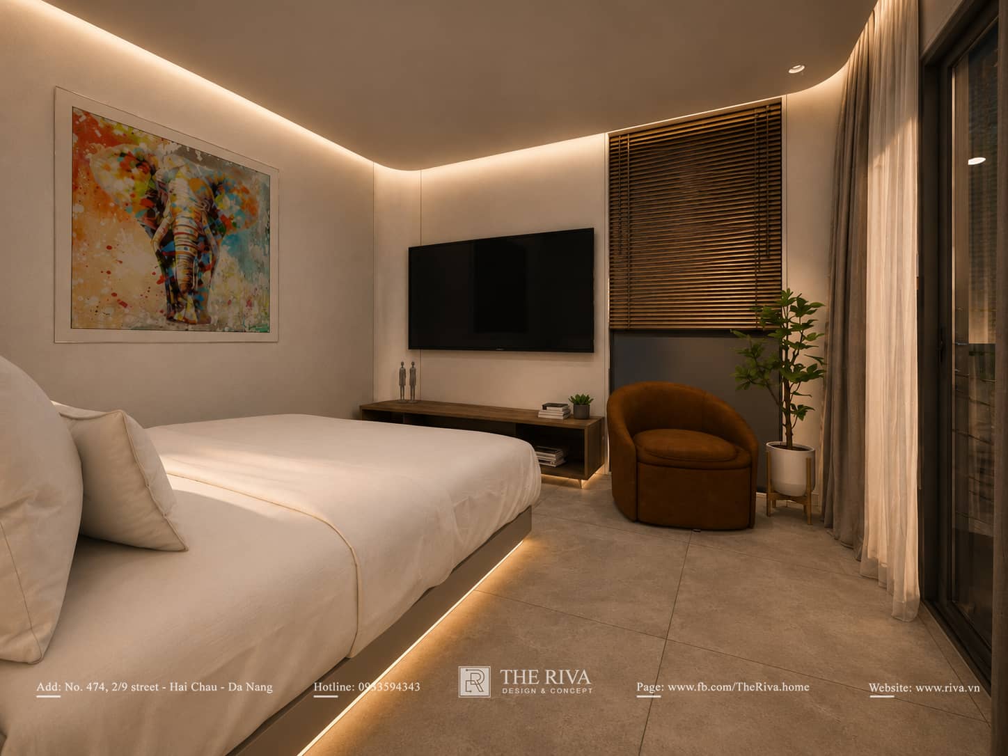 Thiết kế nội thất Resort hiện đại Mekong Resort