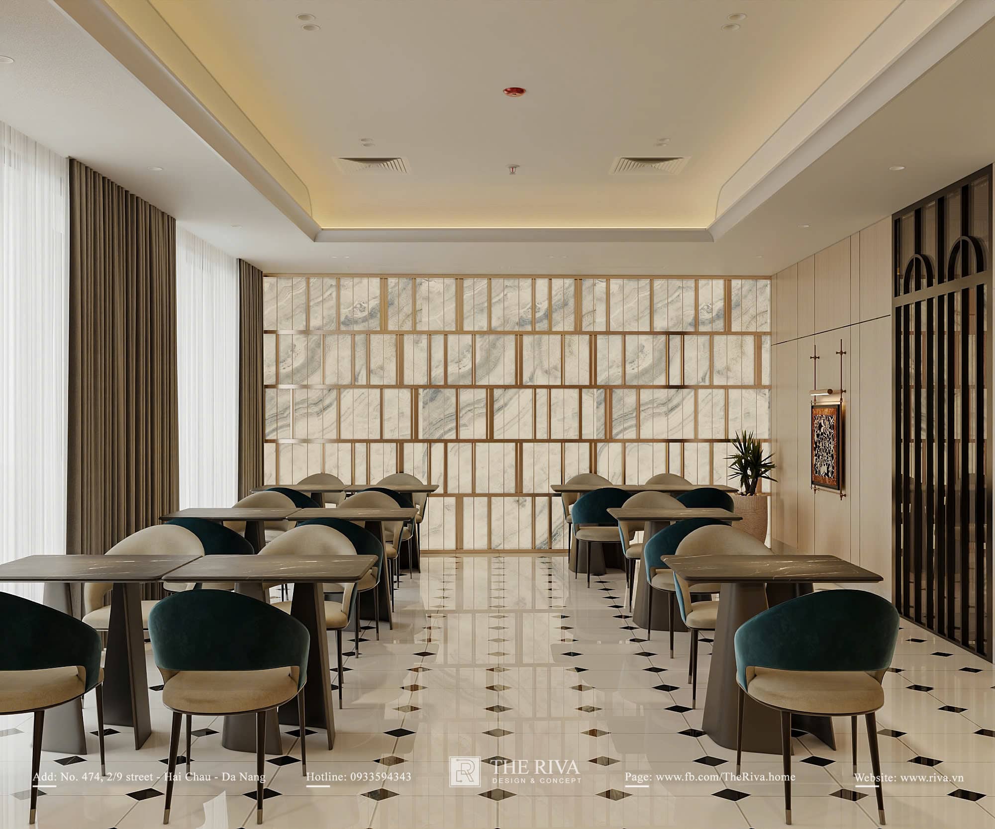 Thiết kế nội thất khách sạn hiện đại Zion Luxe Hotel