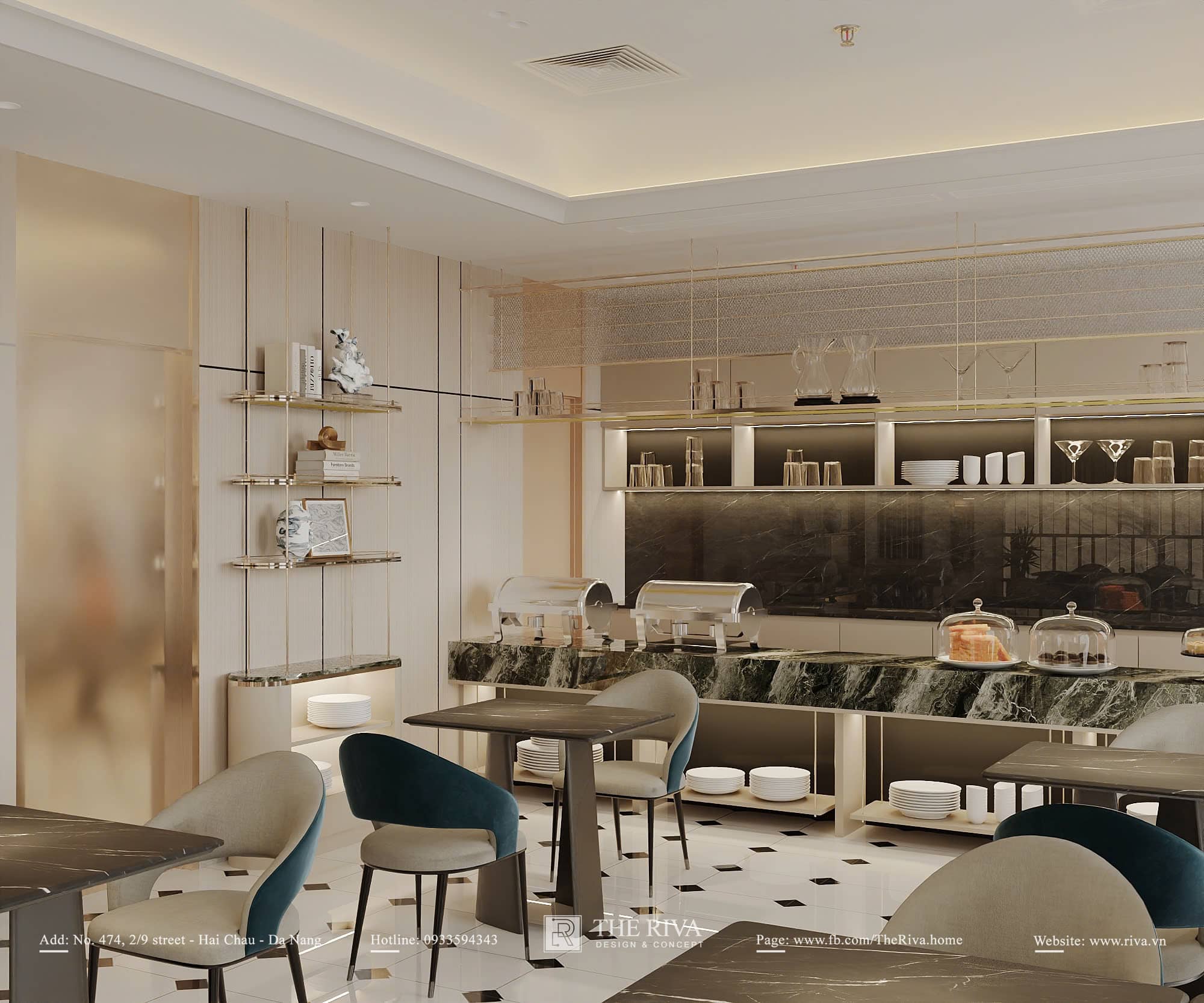 Thiết kế nội thất khách sạn hiện đại Zion Luxe Hotel