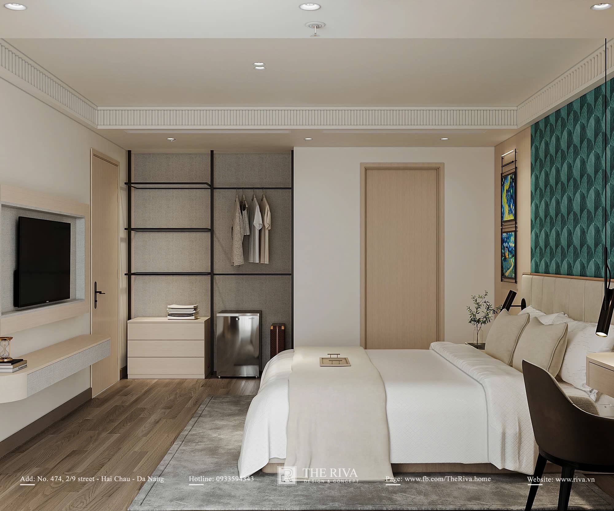 Thiết kế nội thất khách sạn hiện đại Zion Luxe Hotel