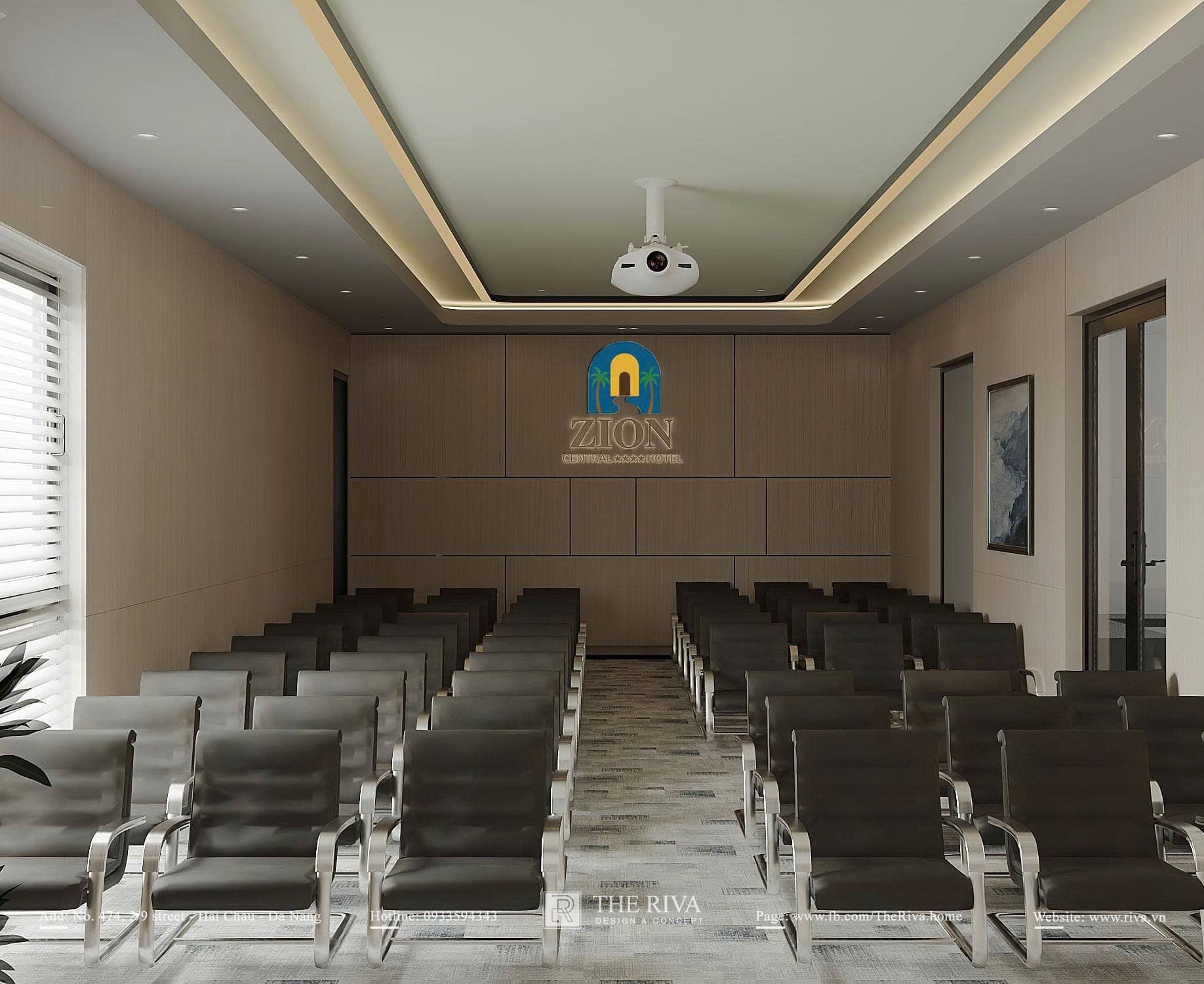 Thiết kế nội thất khách sạn hiện đại Zion Luxe Hotel