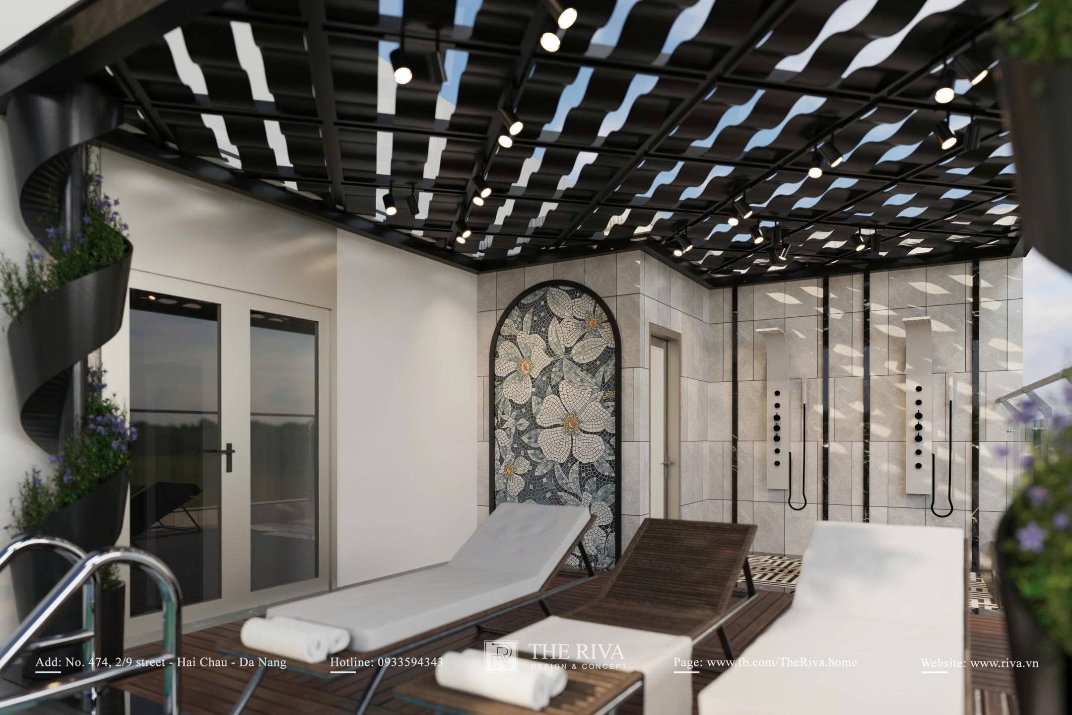 Thiết kế nội thất khách sạn hiện đại Zion Luxe Hotel