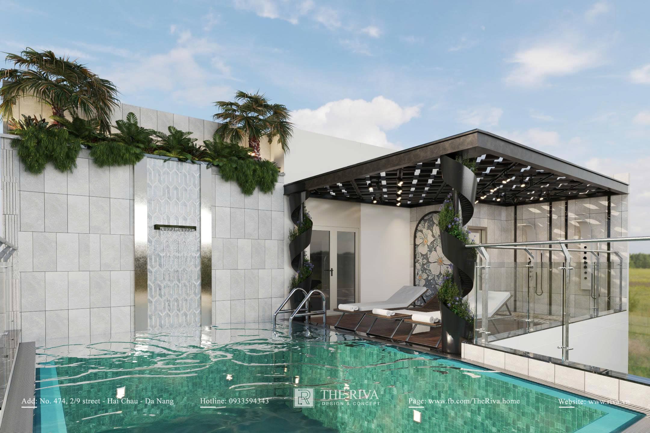 Thiết kế nội thất khách sạn hiện đại Zion Luxe Hotel