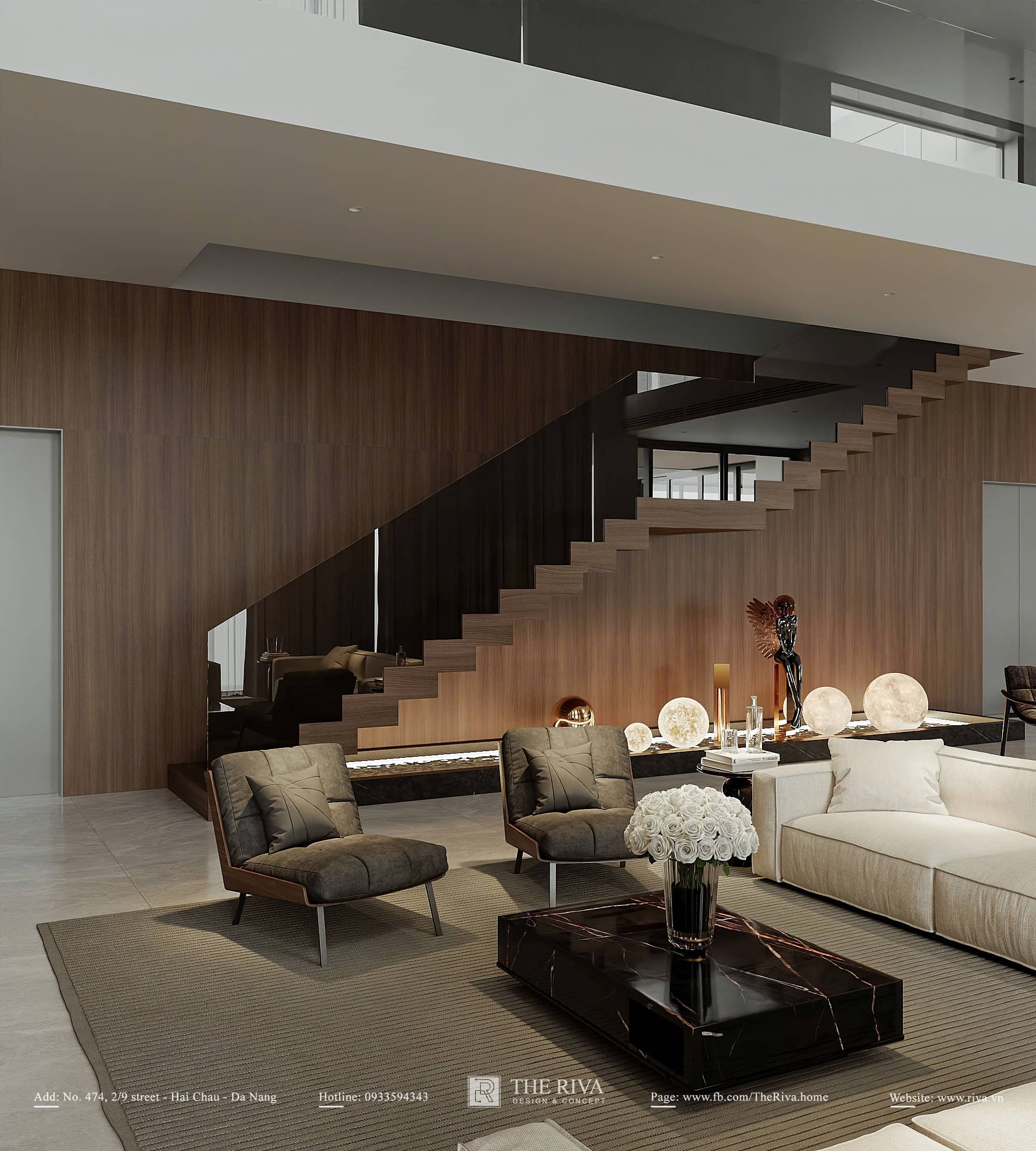 Thiết kế nội thất biệt thự Hiện đại Lou Villa