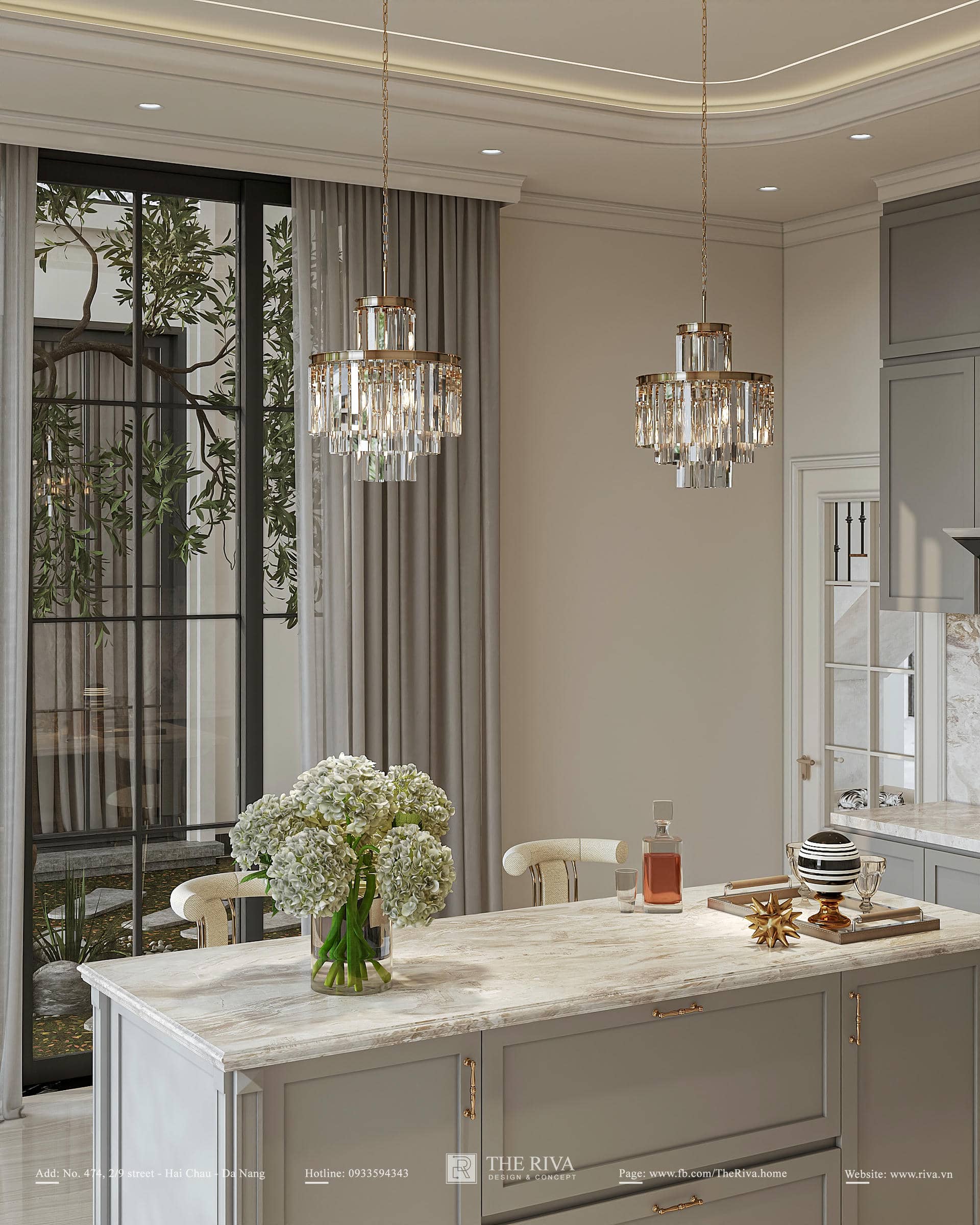 Thiết kế nội thất nhà phố Tân cổ điển Alis Home