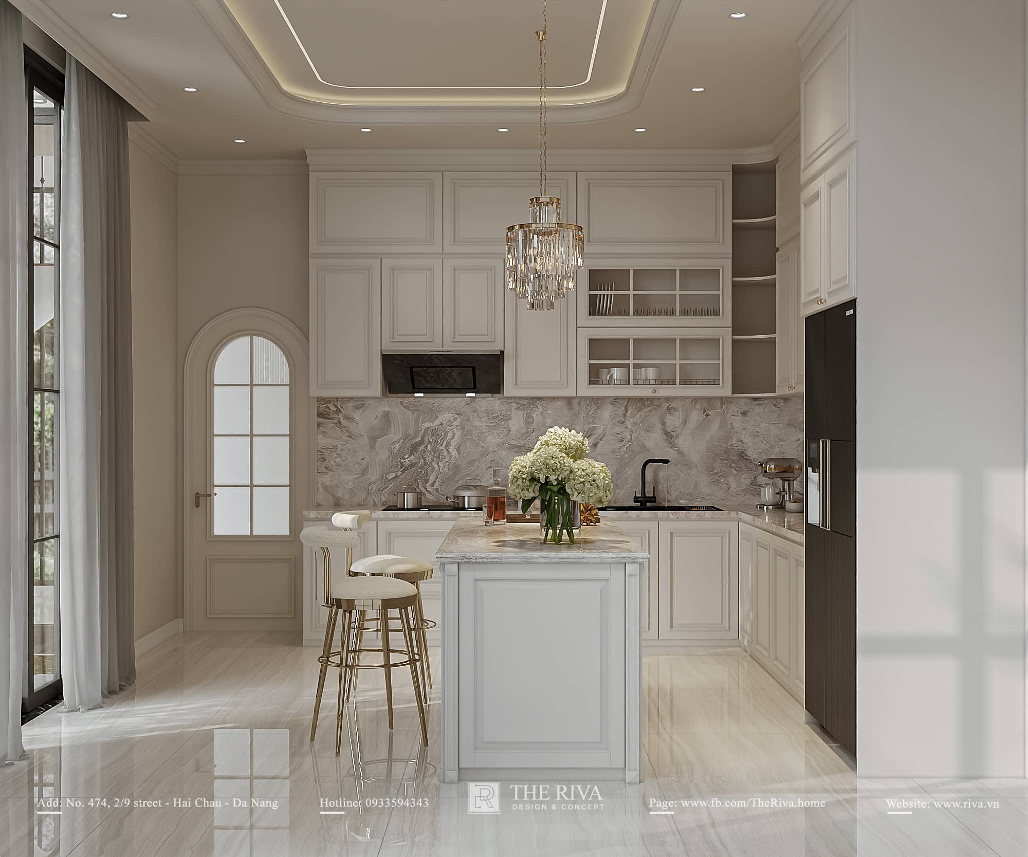 Thiết kế nội thất nhà phố Tân cổ điển Alis Home