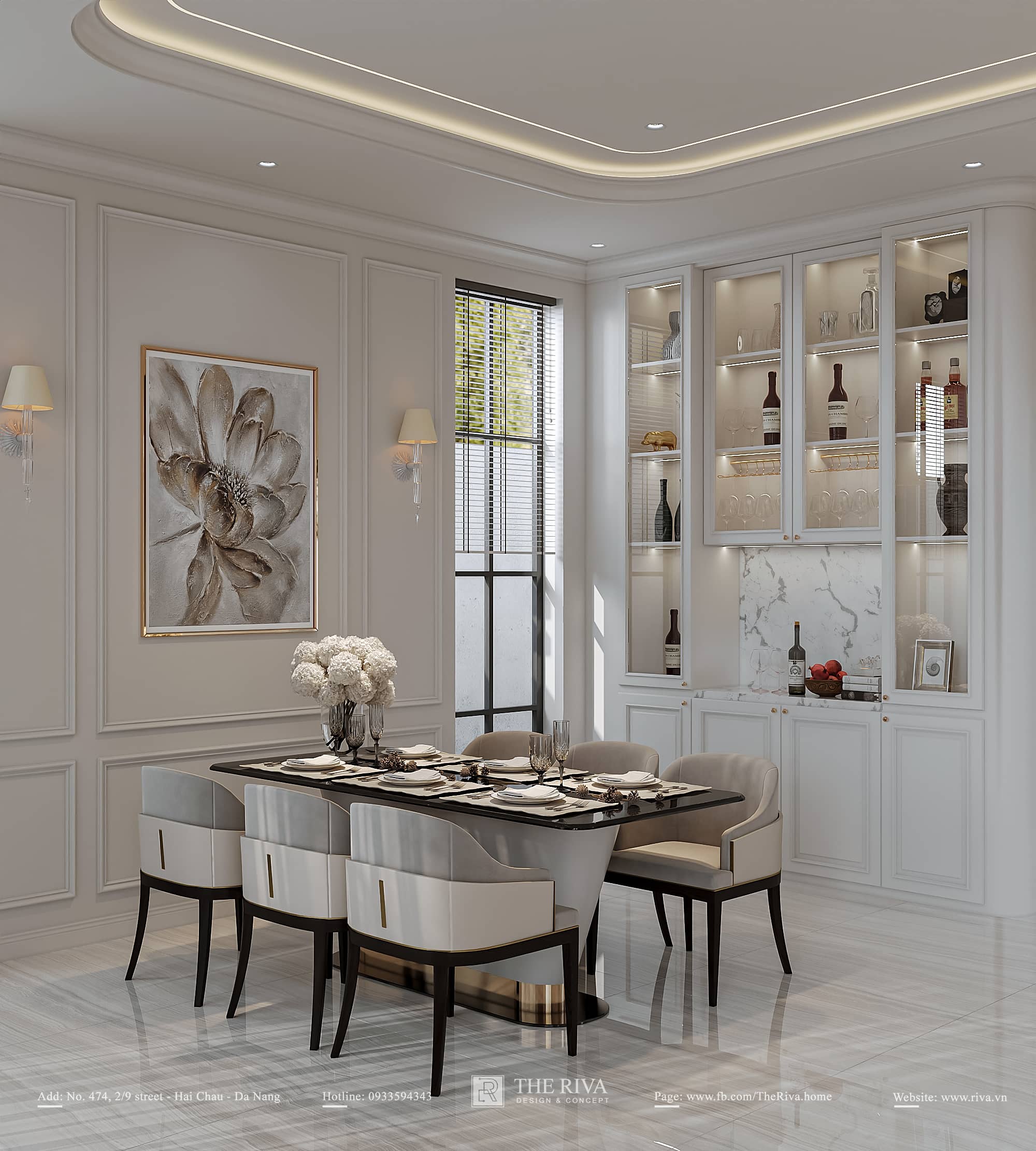 Thiết kế nội thất nhà phố Tân cổ điển Alis Home