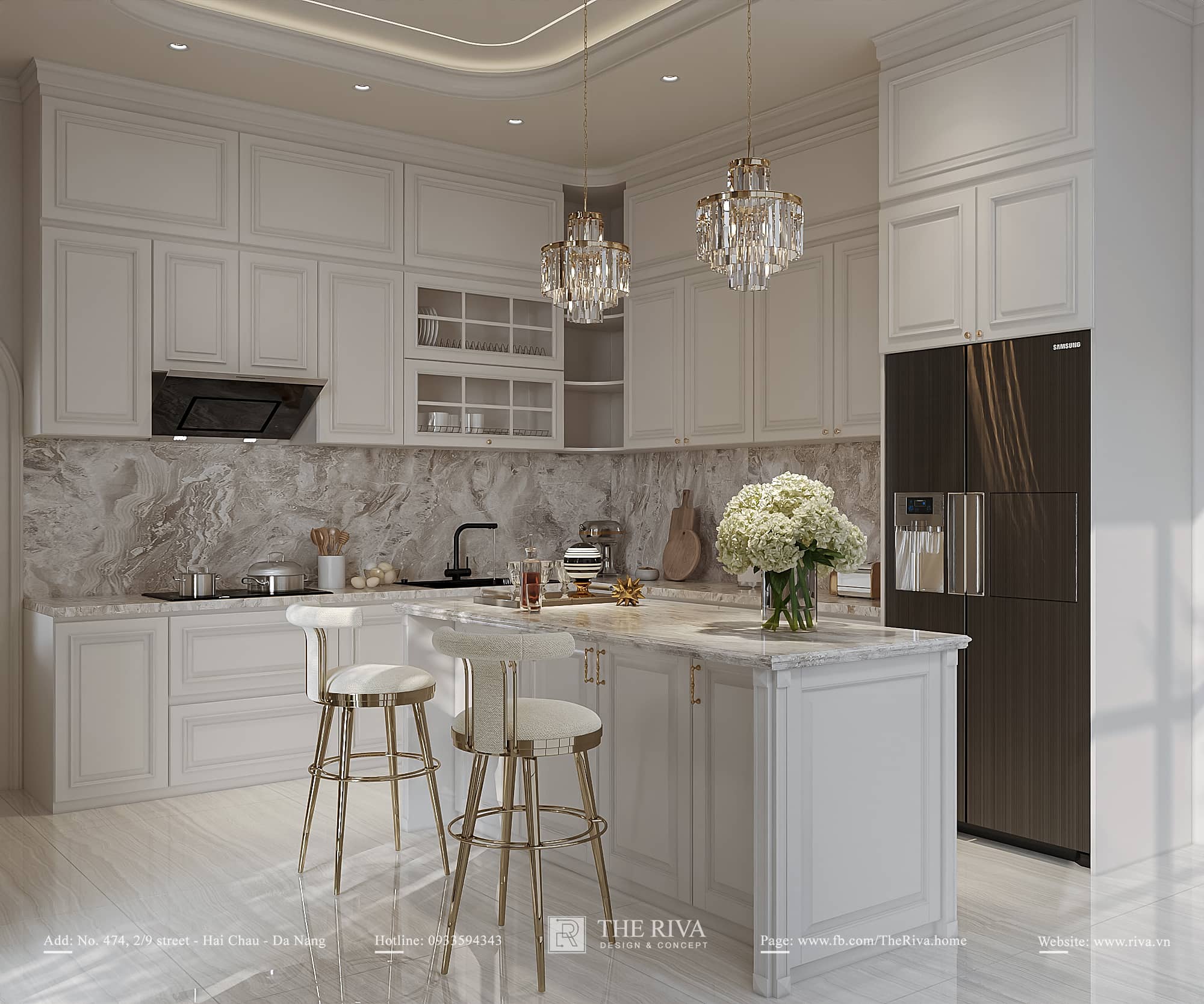 Thiết kế nội thất nhà phố Tân cổ điển Alis Home