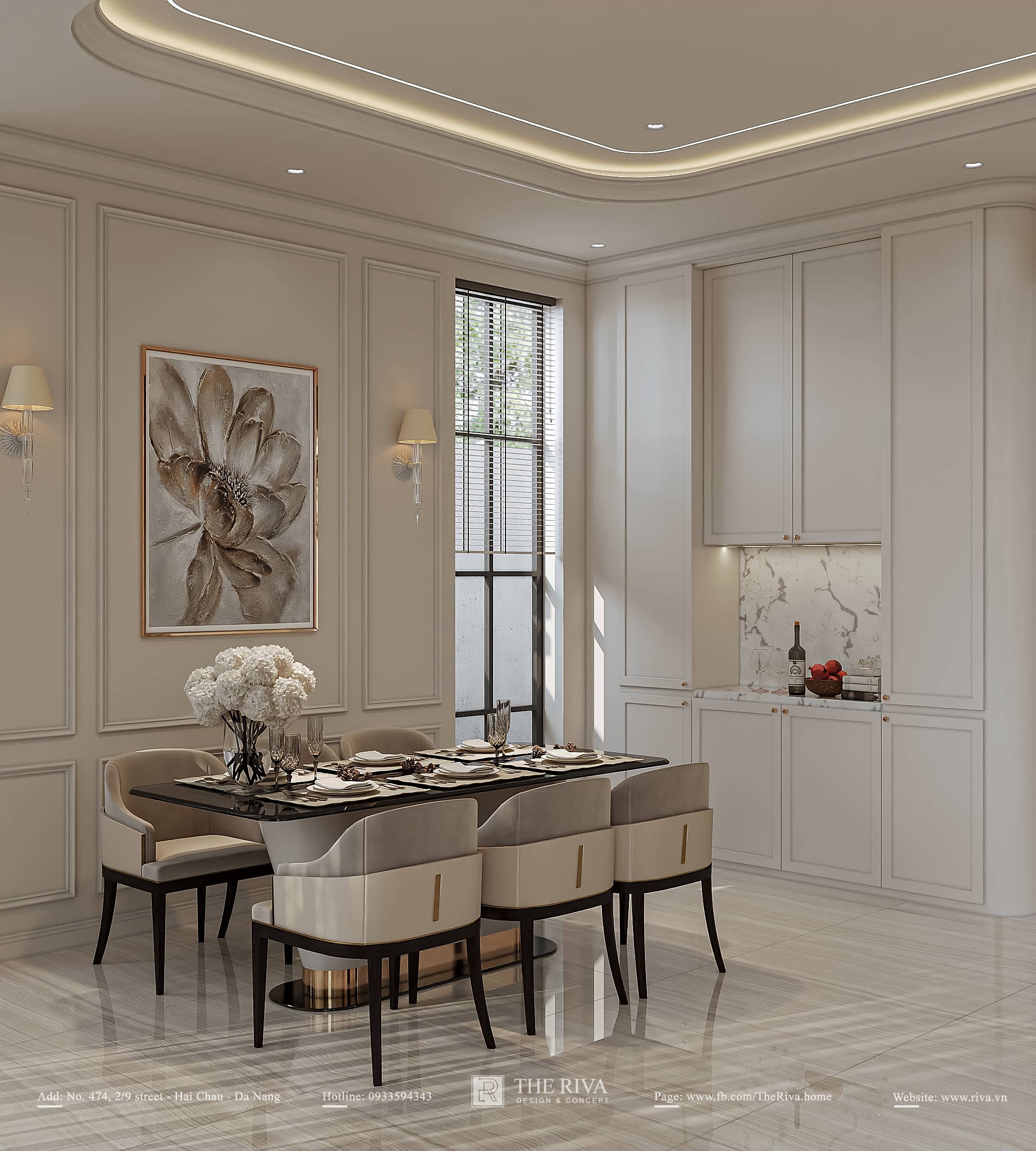 Thiết kế nội thất nhà phố Tân cổ điển Alis Home