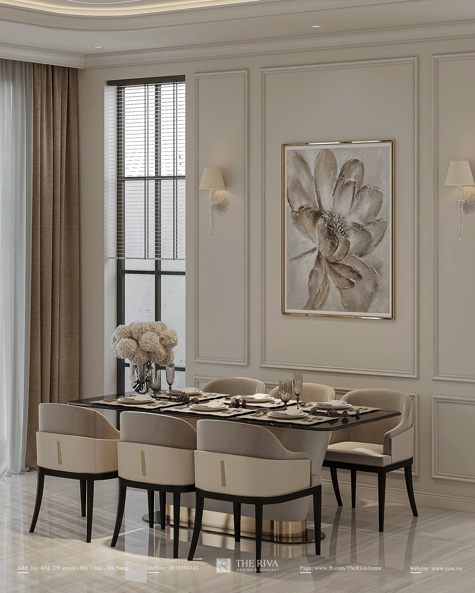Thiết kế nội thất nhà phố Tân cổ điển Alis Home