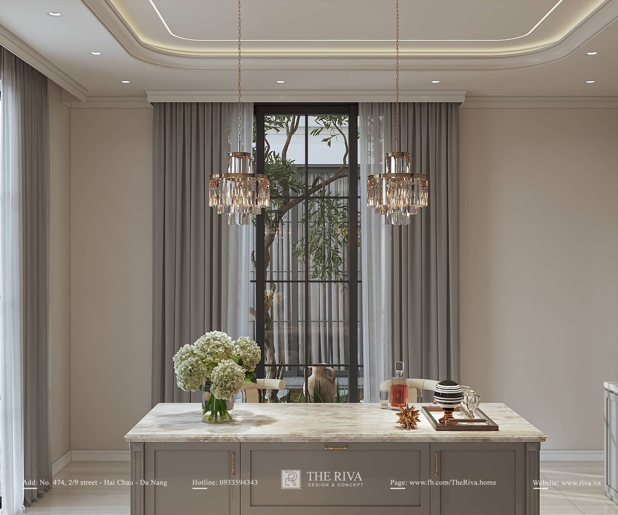 Thiết kế nội thất nhà phố Tân cổ điển Alis Home
