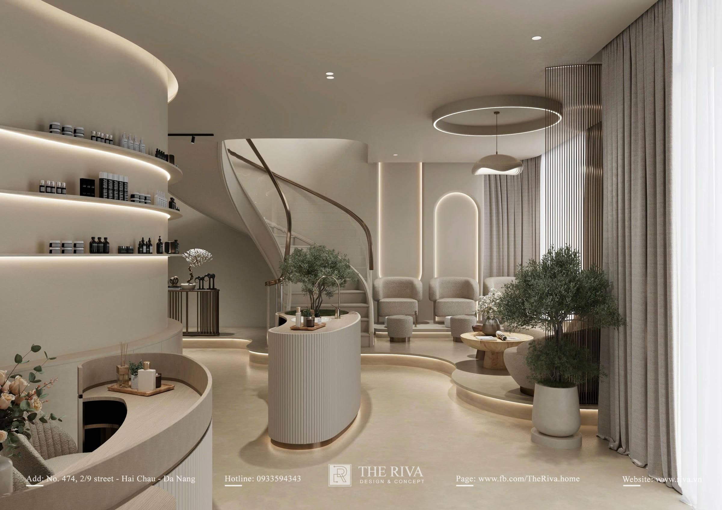 Thiết kế nội thất Alisa Spa & Beauty cao cấp tại Đà Nẵng