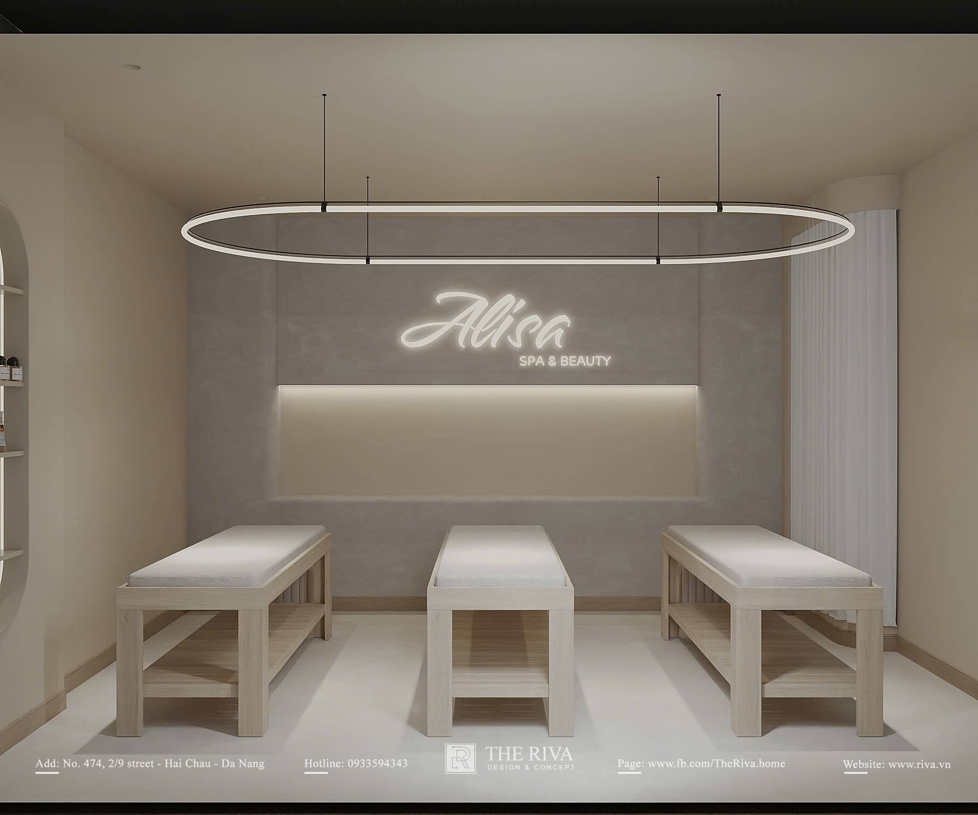 Thiết kế nội thất Alisa Spa & Beauty cao cấp tại Đà Nẵng