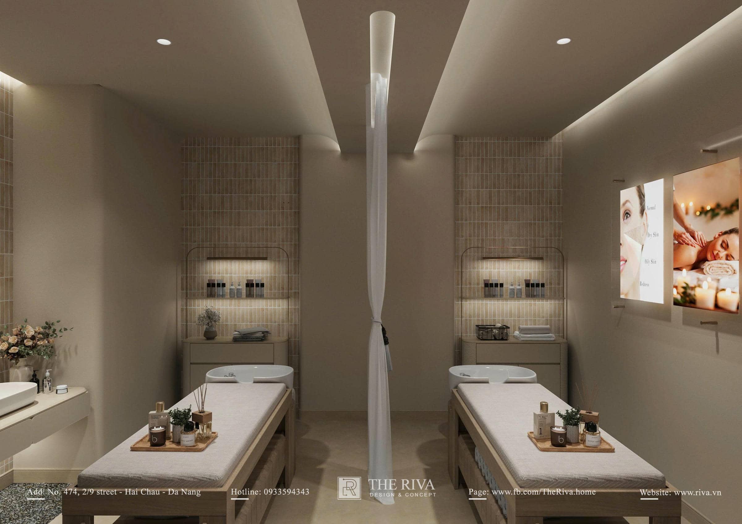 Thiết kế nội thất Alisa Spa & Beauty cao cấp tại Đà Nẵng