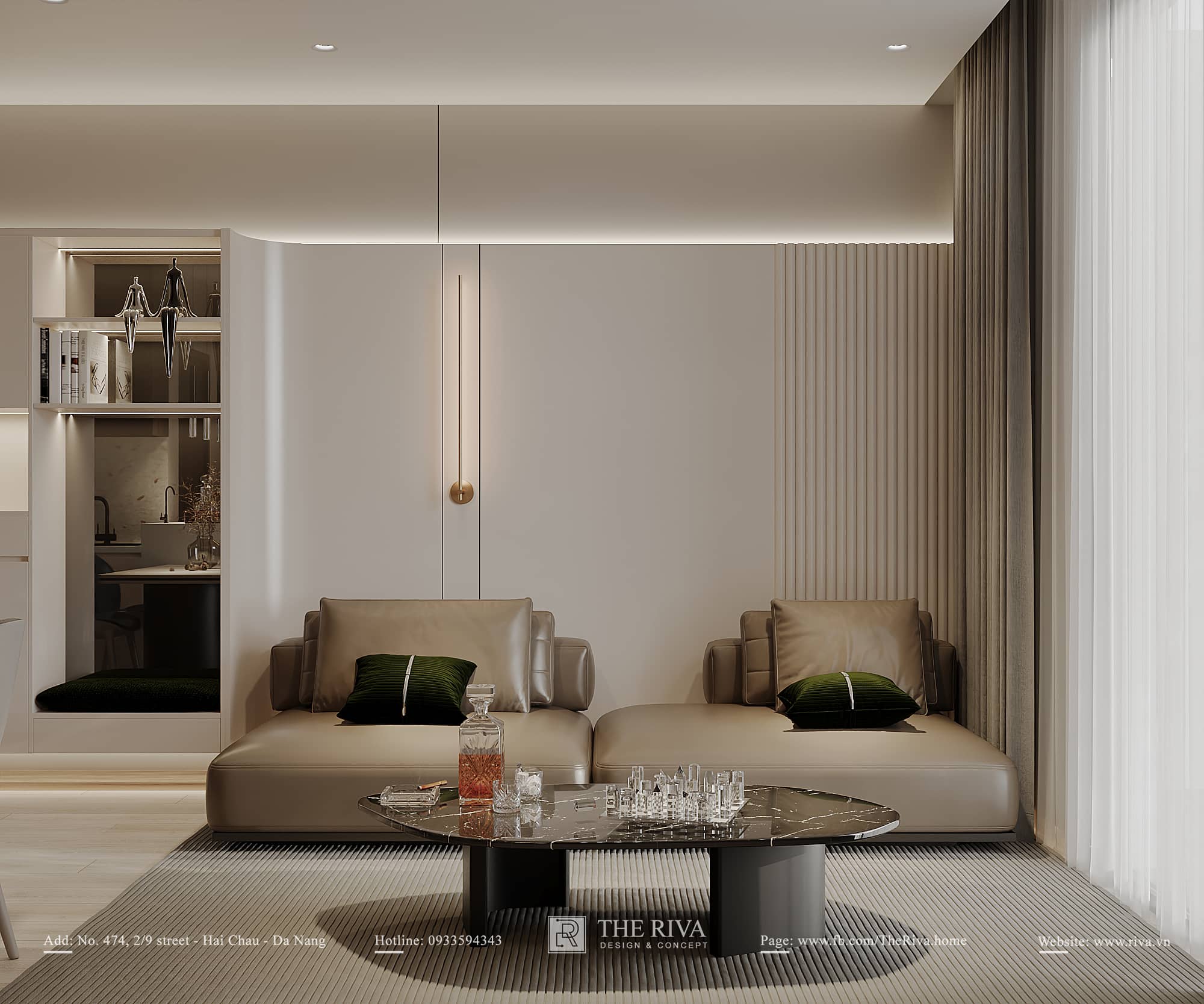 Thiết kế nội thất căn hộ Hiện đại PANORAMA HOME