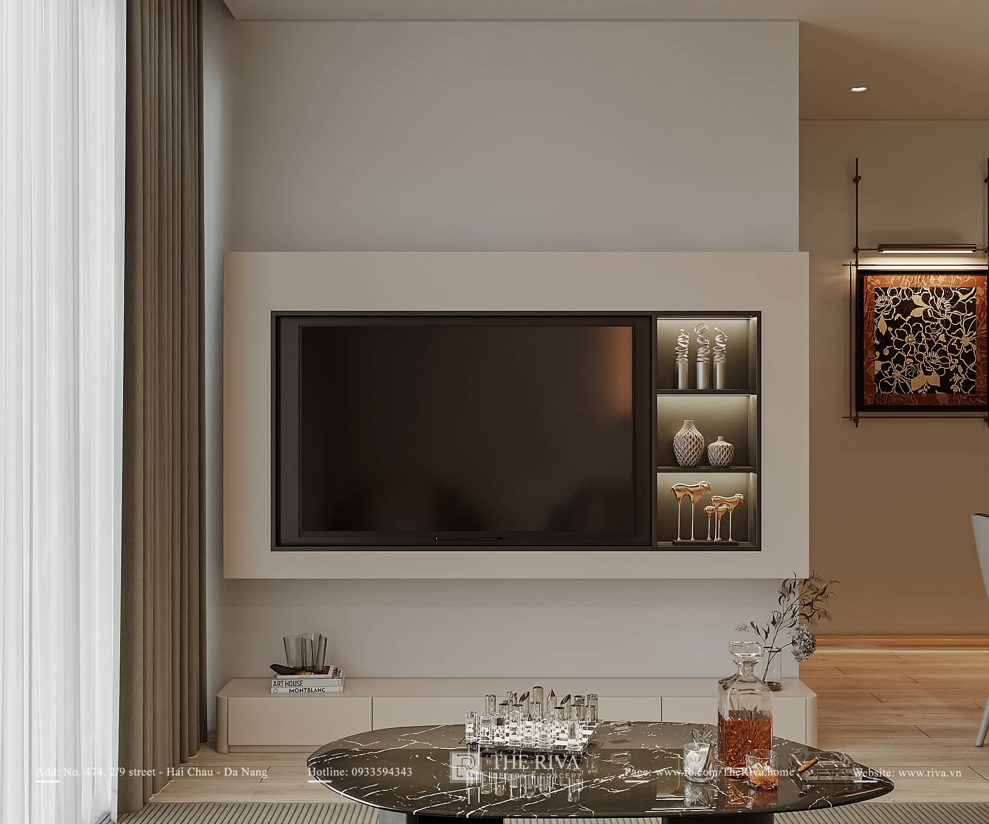 Thiết kế nội thất căn hộ Hiện đại PANORAMA HOME