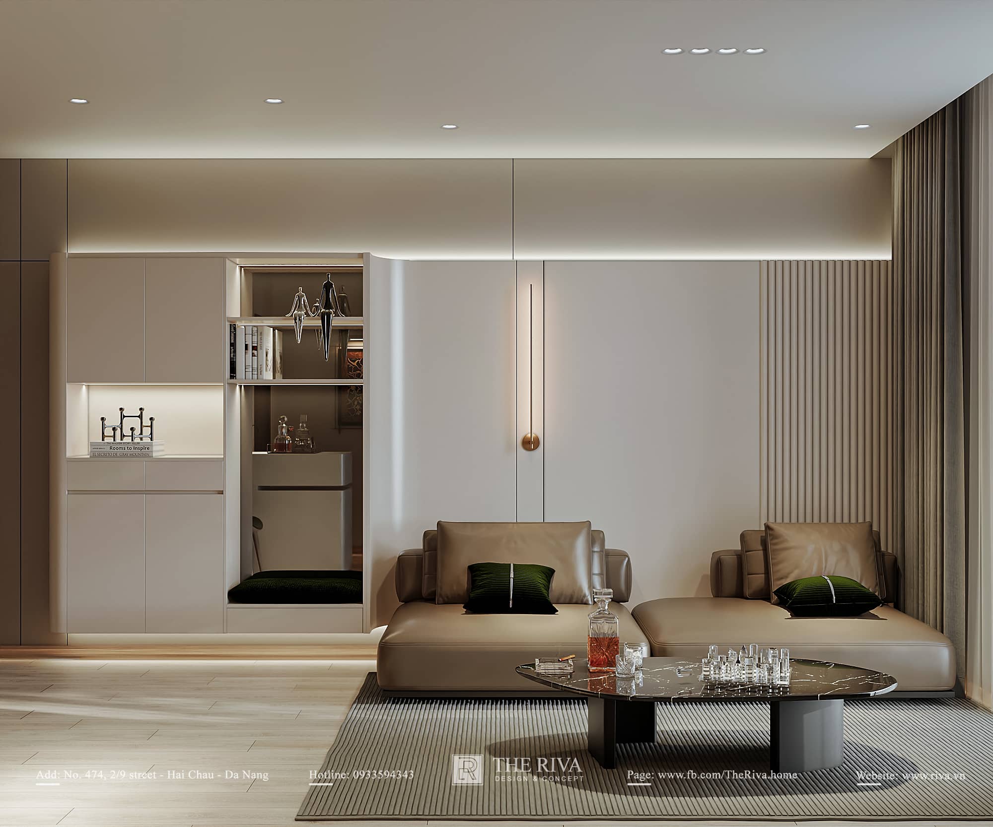 Thiết kế nội thất căn hộ Hiện đại PANORAMA HOME