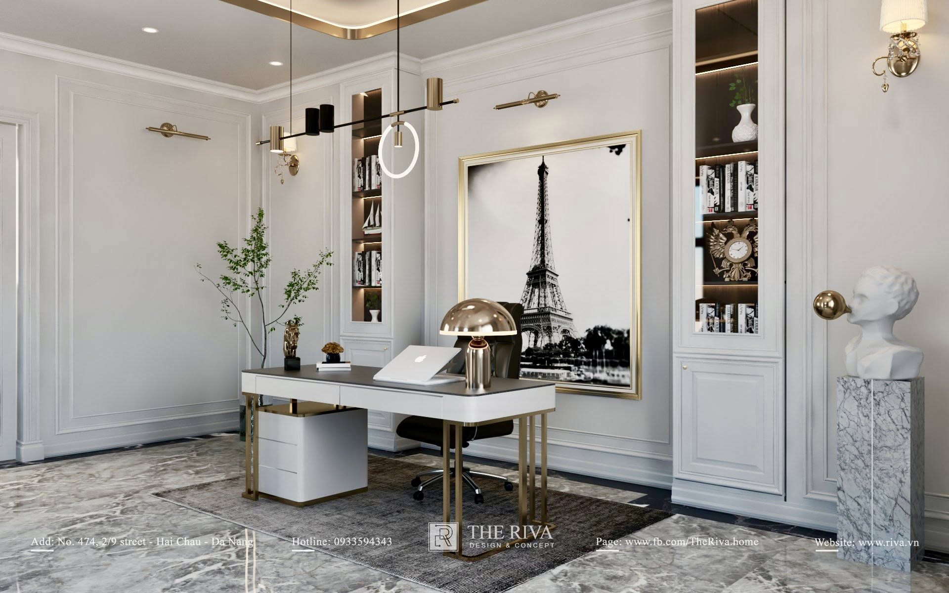 Thiết kế nội thất biệt thự Tân cổ điển D'Villa