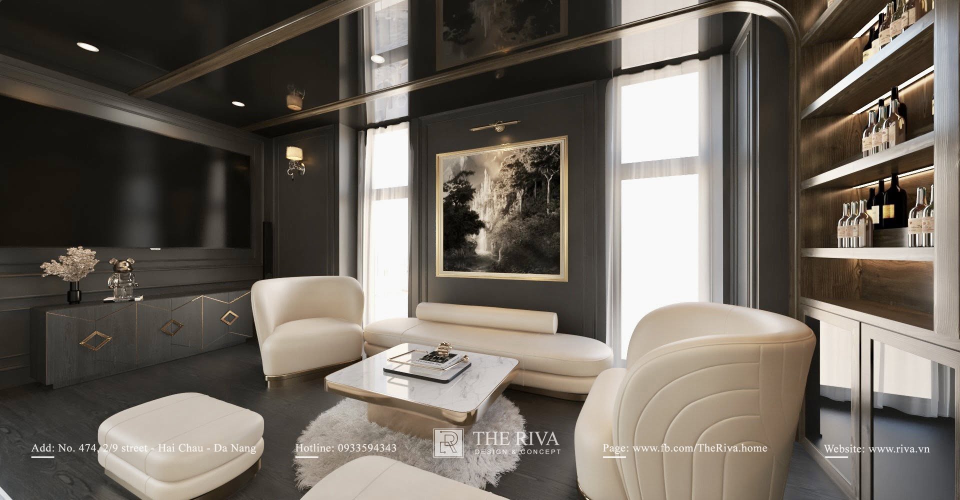 Thiết kế nội thất biệt thự Tân cổ điển D'Villa