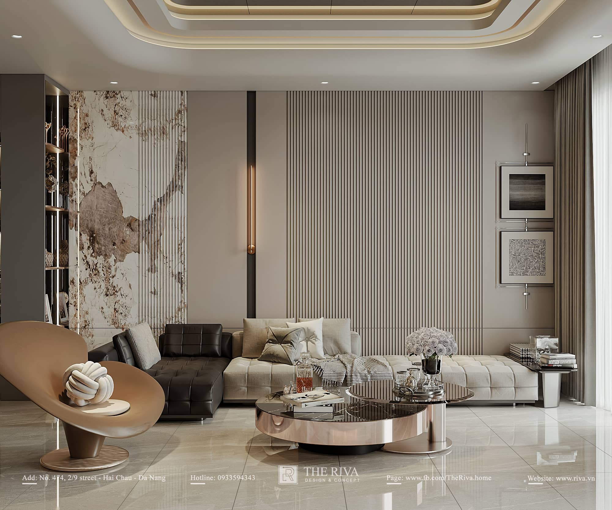 Thiết kế nội thất nhà phố MONOLITH ĐÀ NẴNG