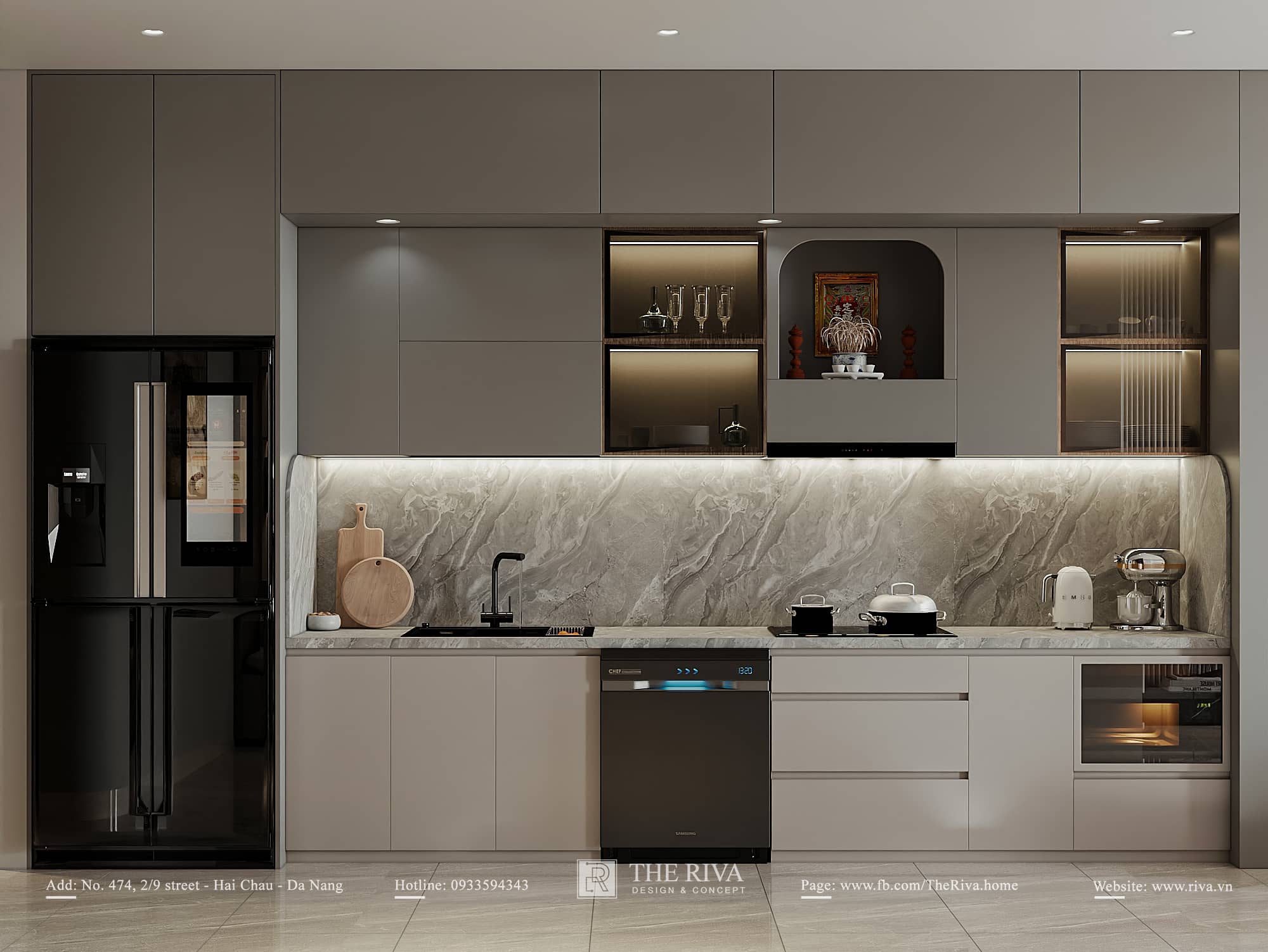 Thiết kế nội thất nhà phố MONOLITH ĐÀ NẴNG
